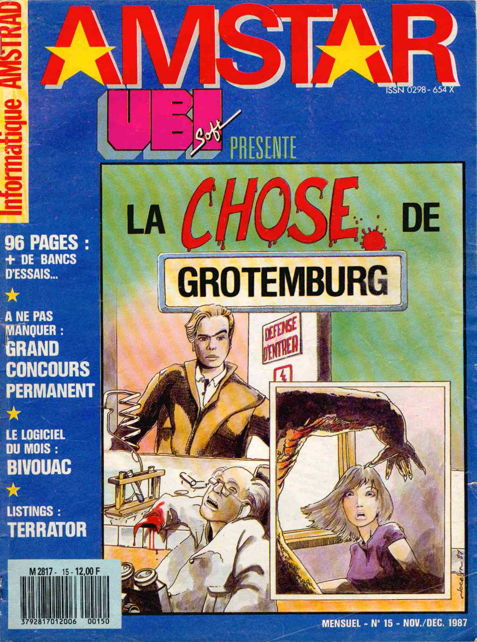 Première page de amstar numero15