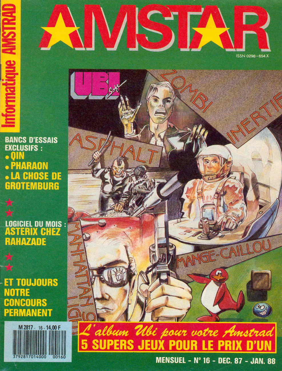 Première page de amstar numero16