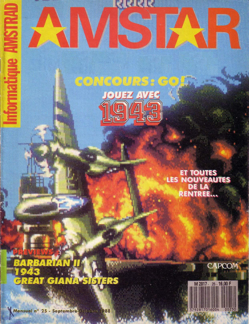Première page de amstar numero25