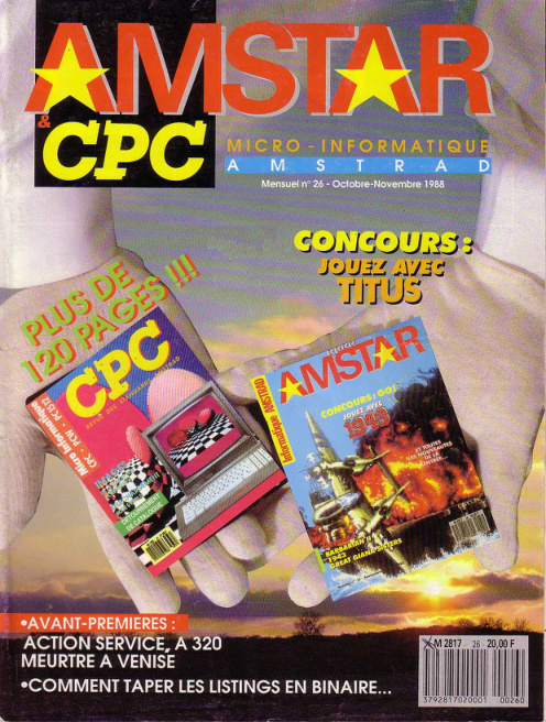 Première page de amstar numero26