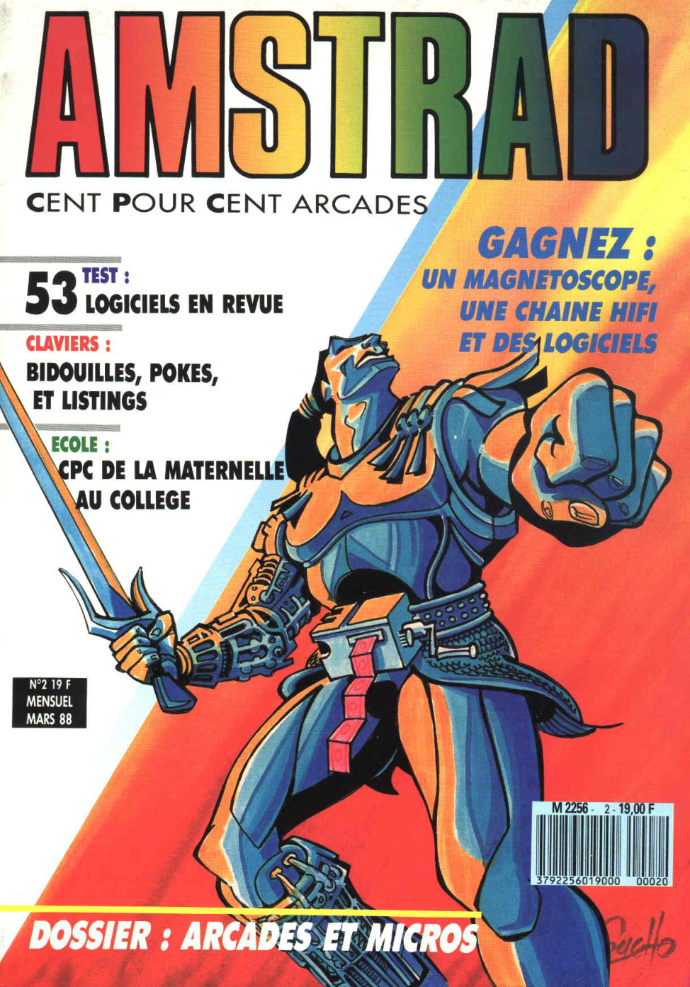 Première page de amstradcpc numero02