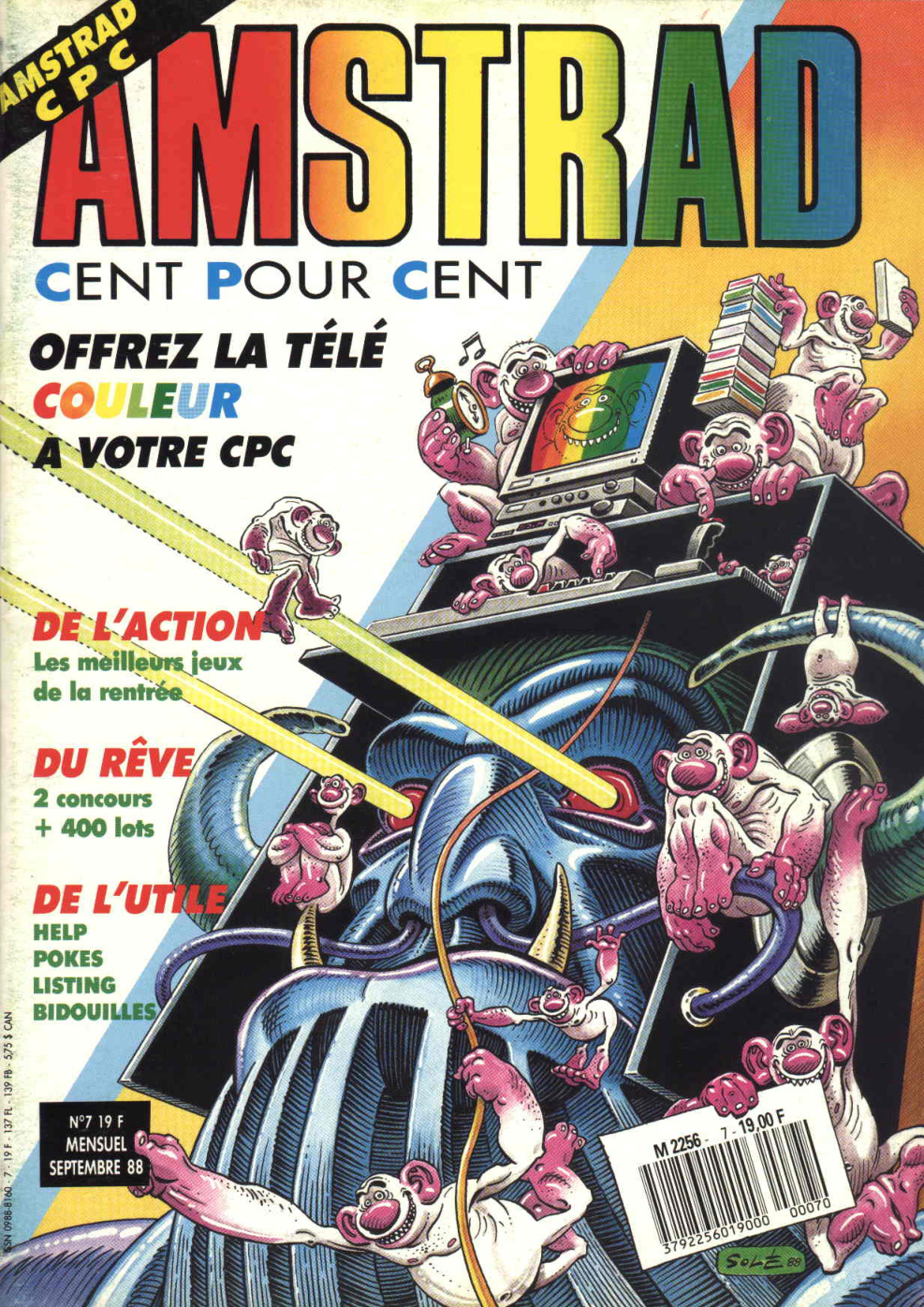 Première page de amstradcpc numero07
