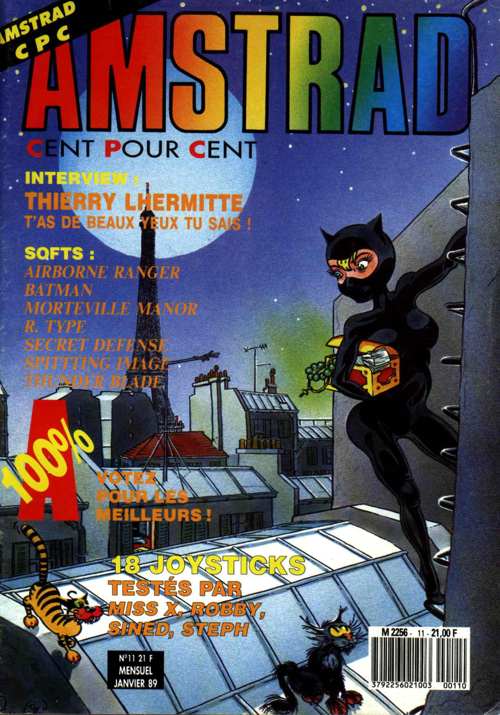 Première page de amstradcpc numero11