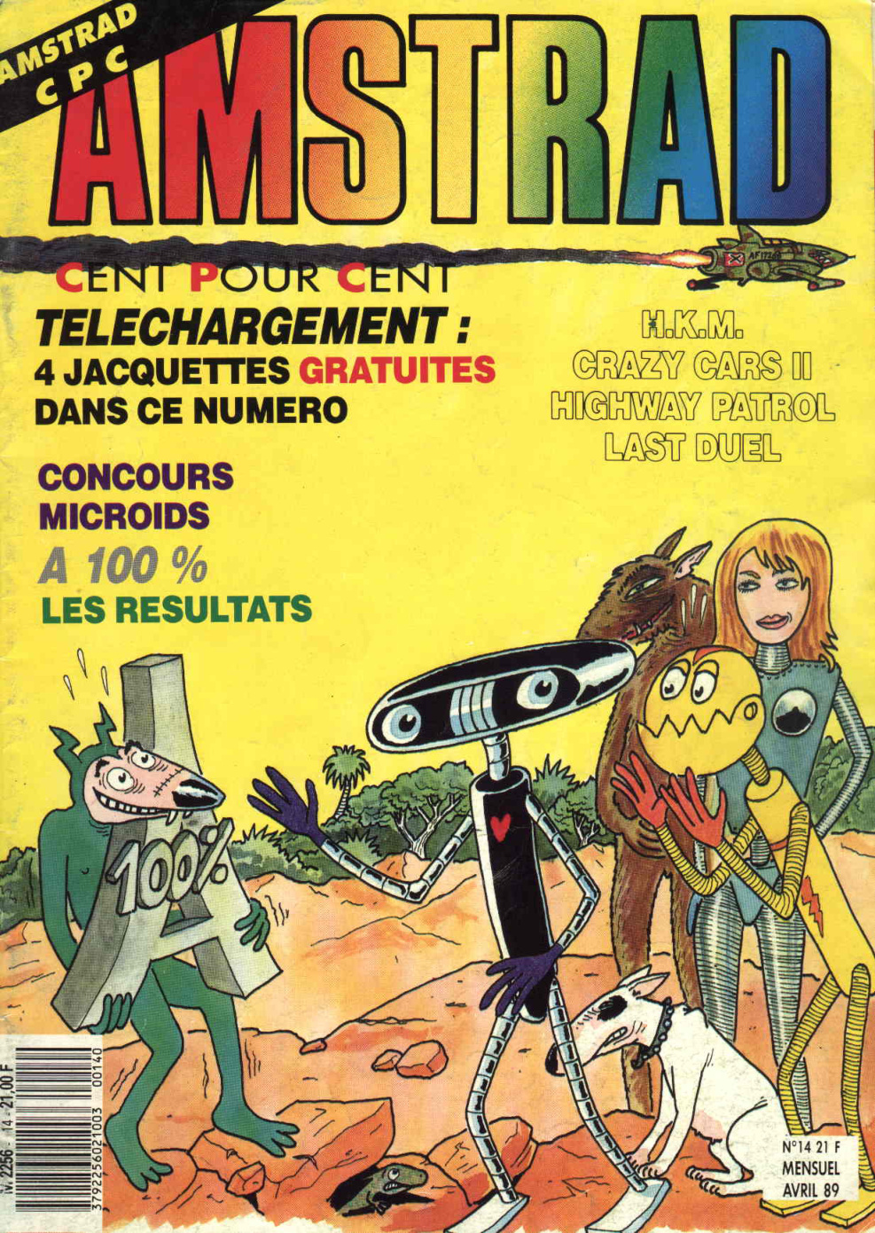 Première page de amstradcpc numero14