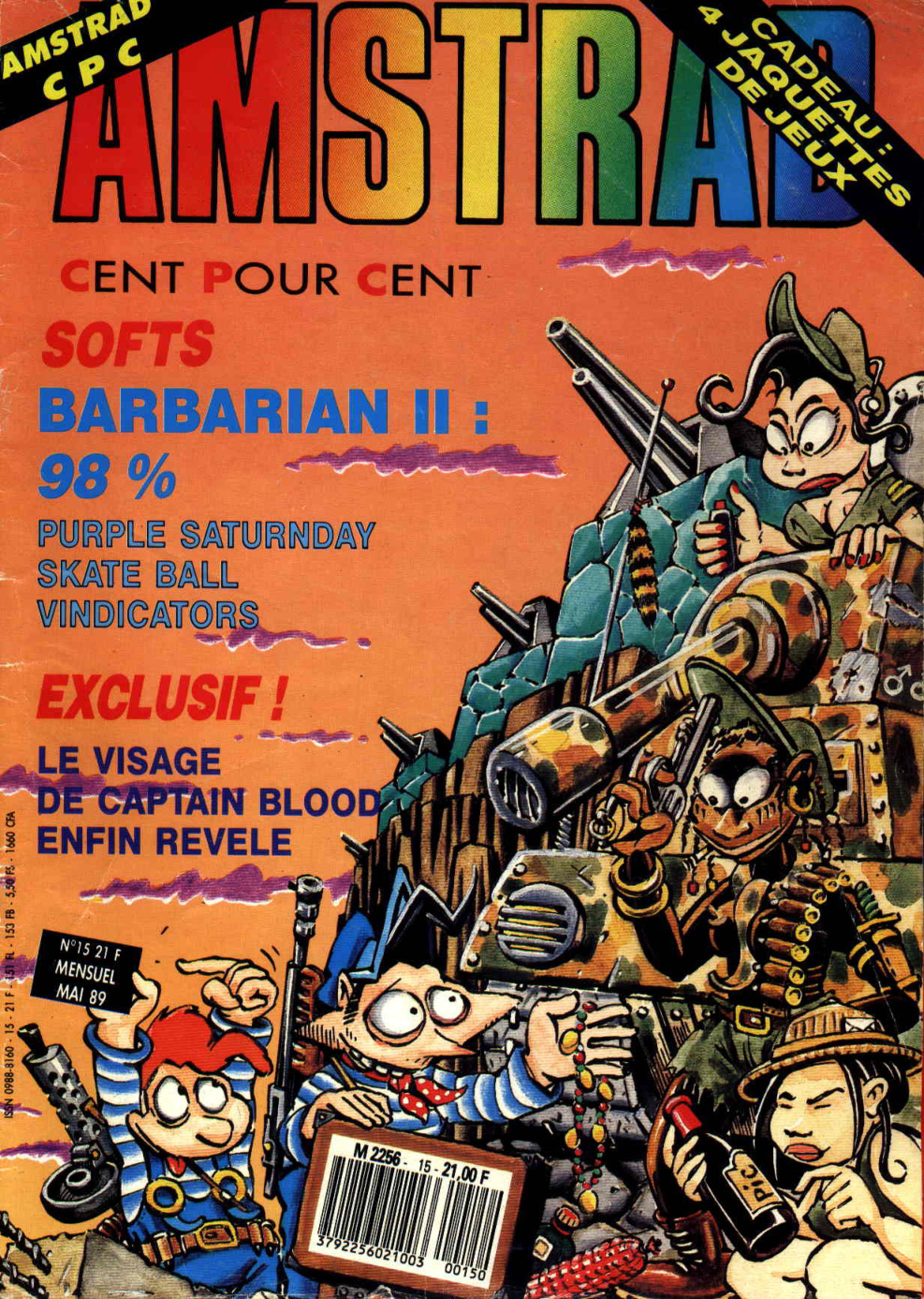 Première page de amstradcpc numero15