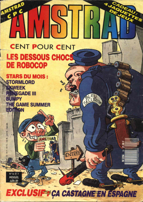 Première page de amstradcpc numero16