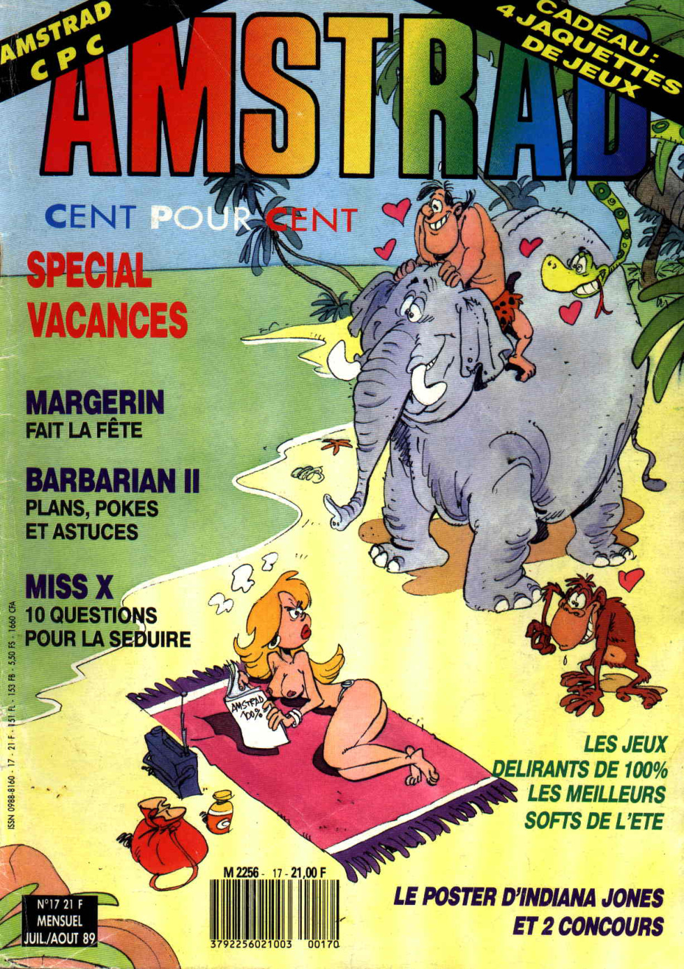Première page de amstradcpc numero17