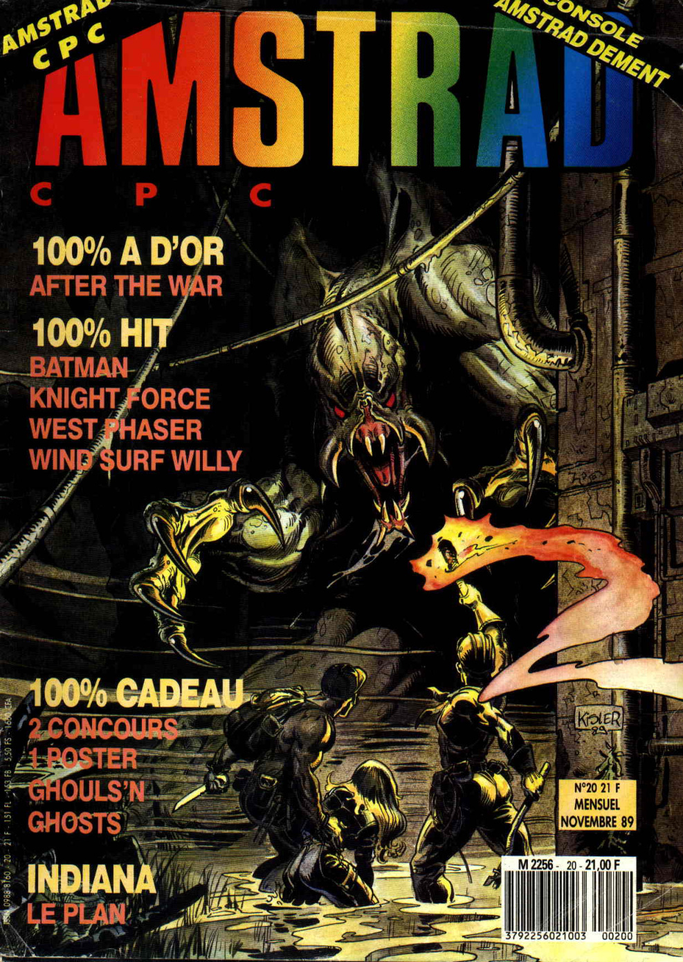 Première page de amstradcpc numero20