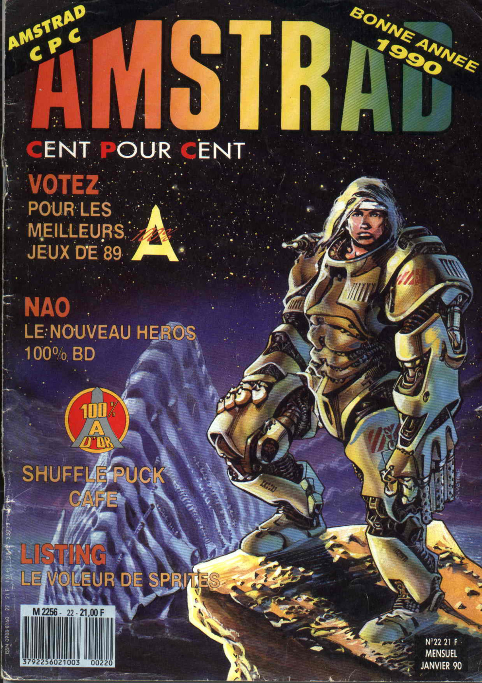 Première page de amstradcpc numero22