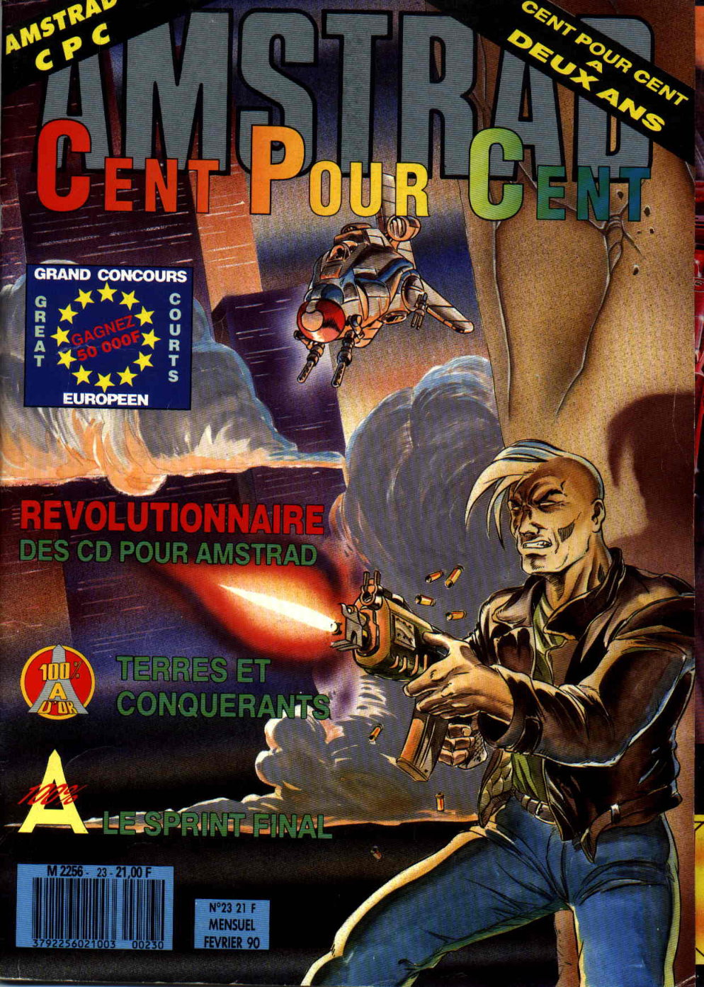 Première page de amstradcpc numero23