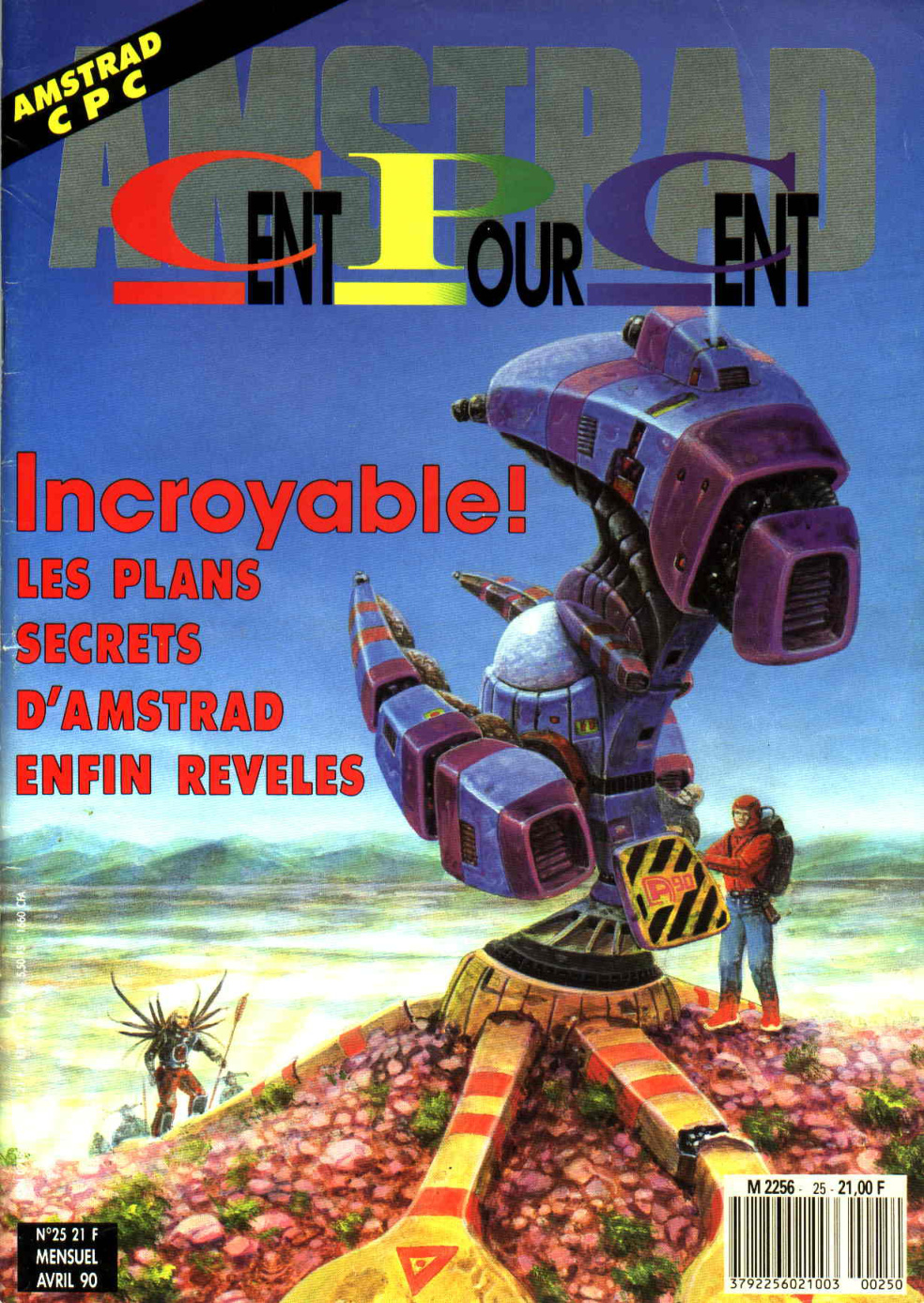 Première page de amstradcpc numero25