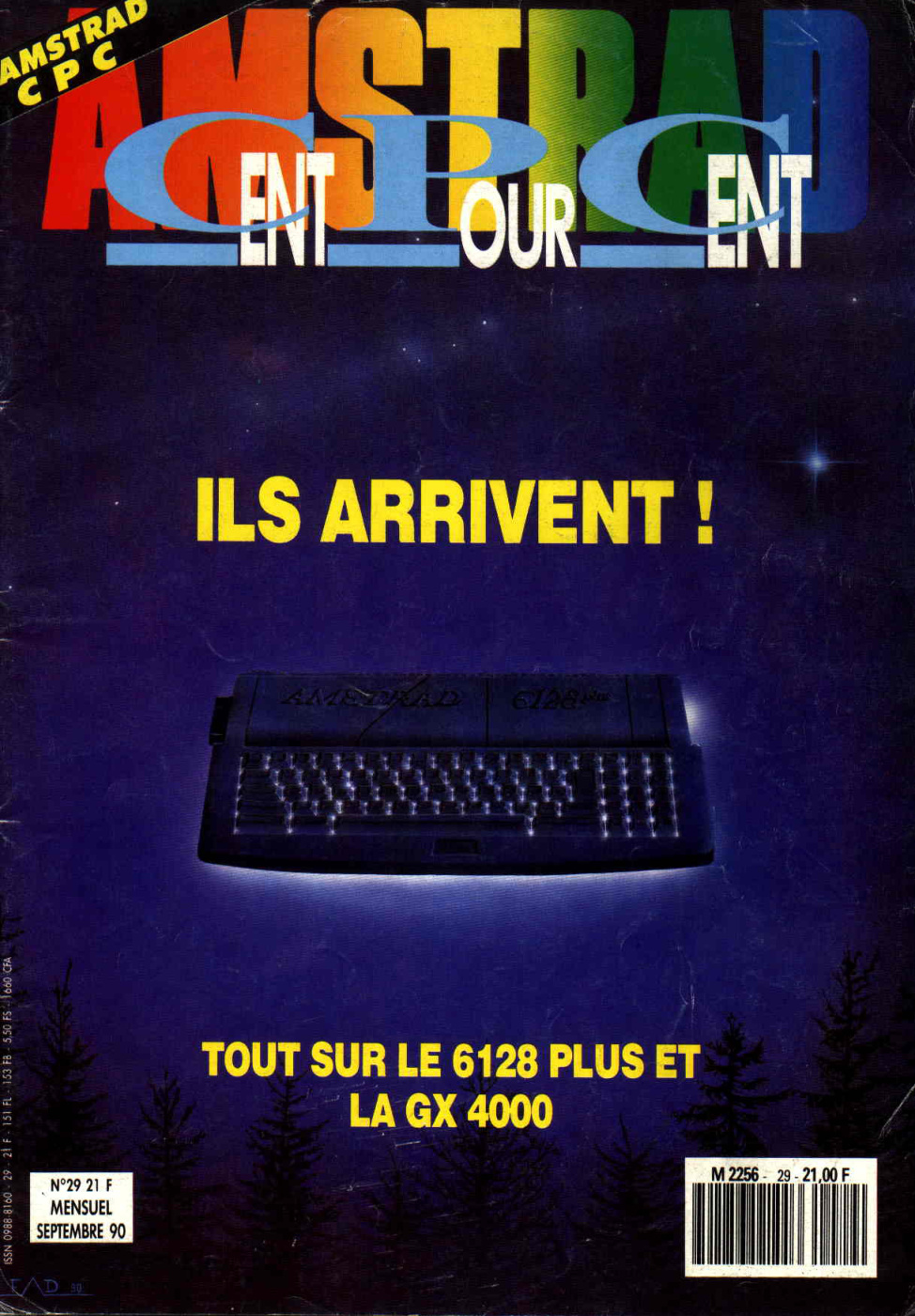 Première page de amstradcpc numero29