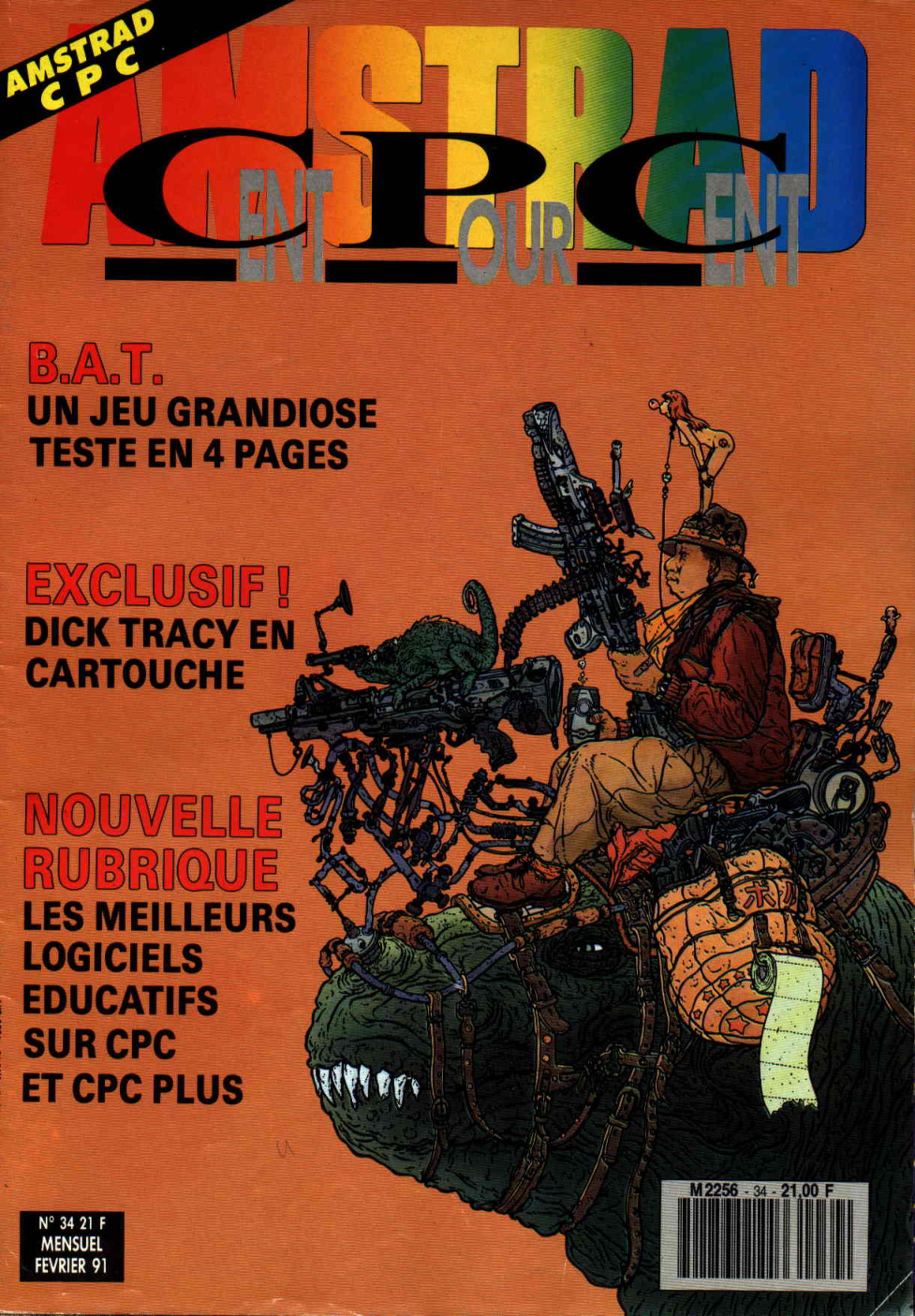 Première page de amstradcpc numero34