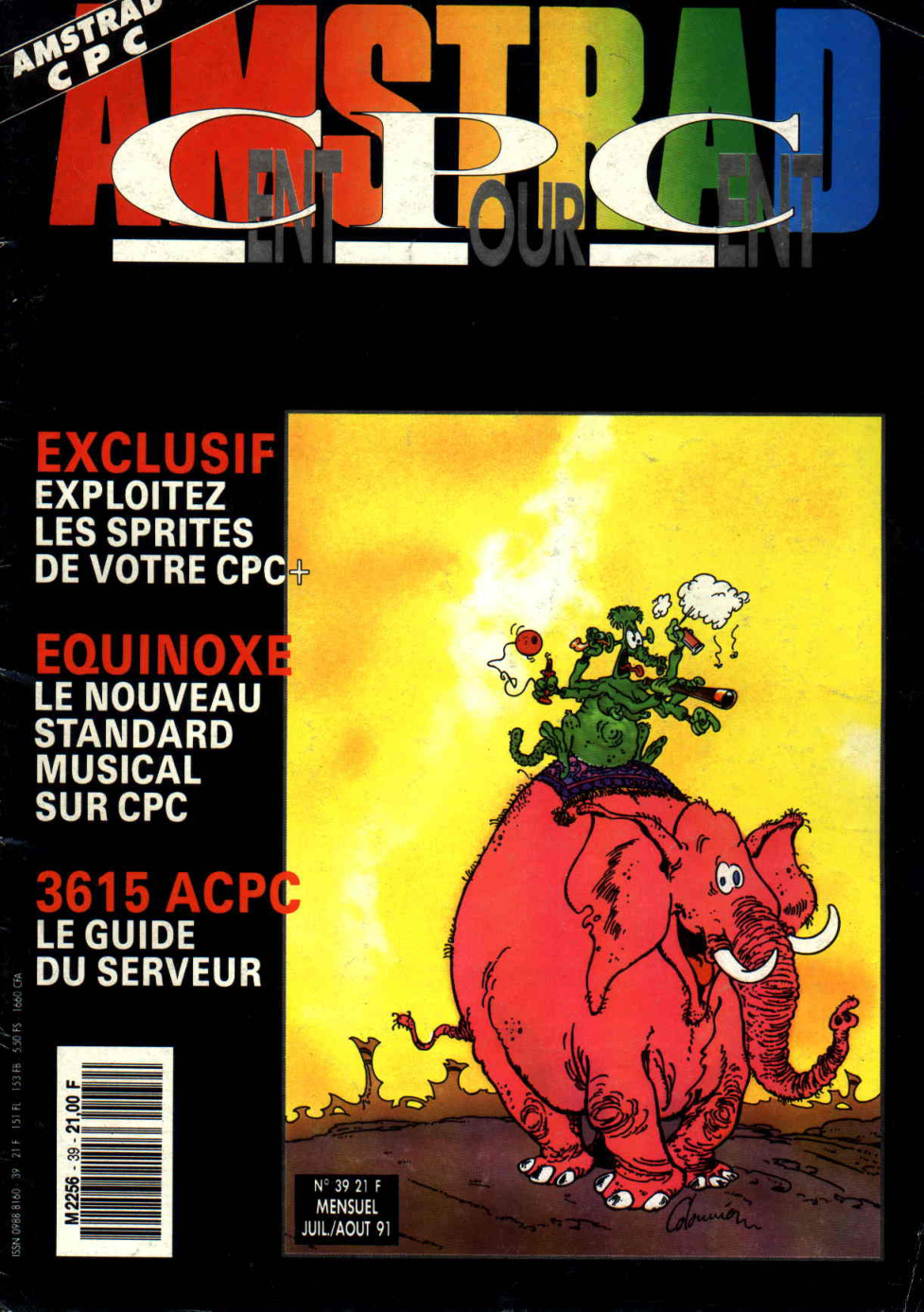 Première page de amstradcpc numero39