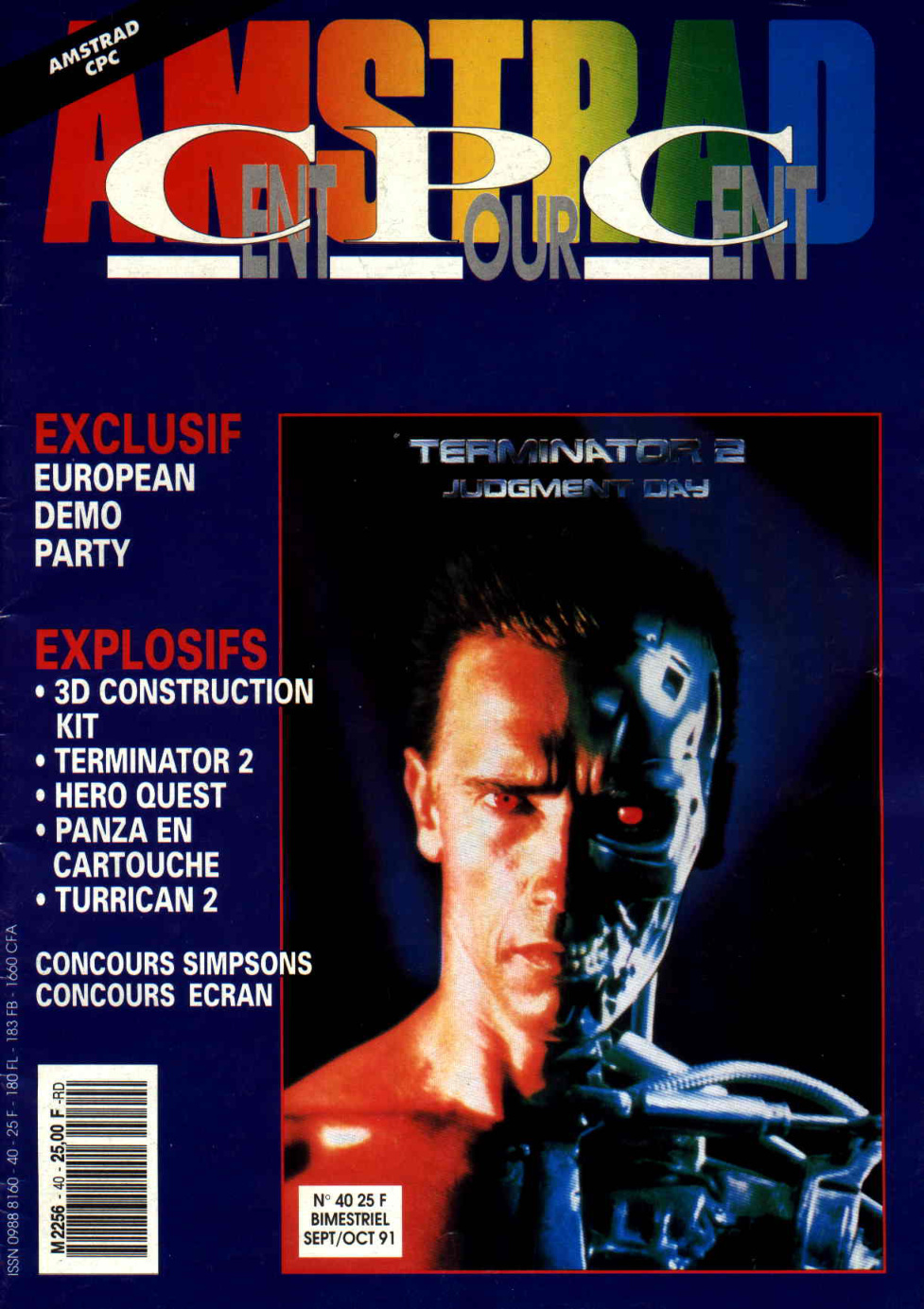 Première page de amstradcpc numero40