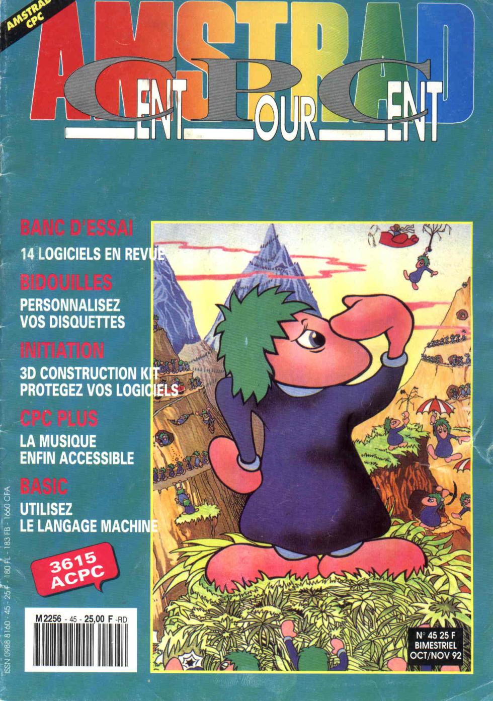 Première page de amstradcpc numero45