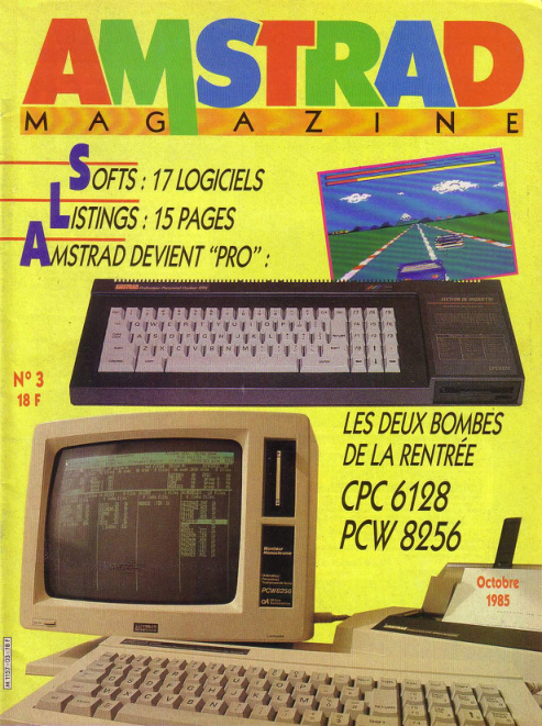 Première page de amstradmagazine numero03