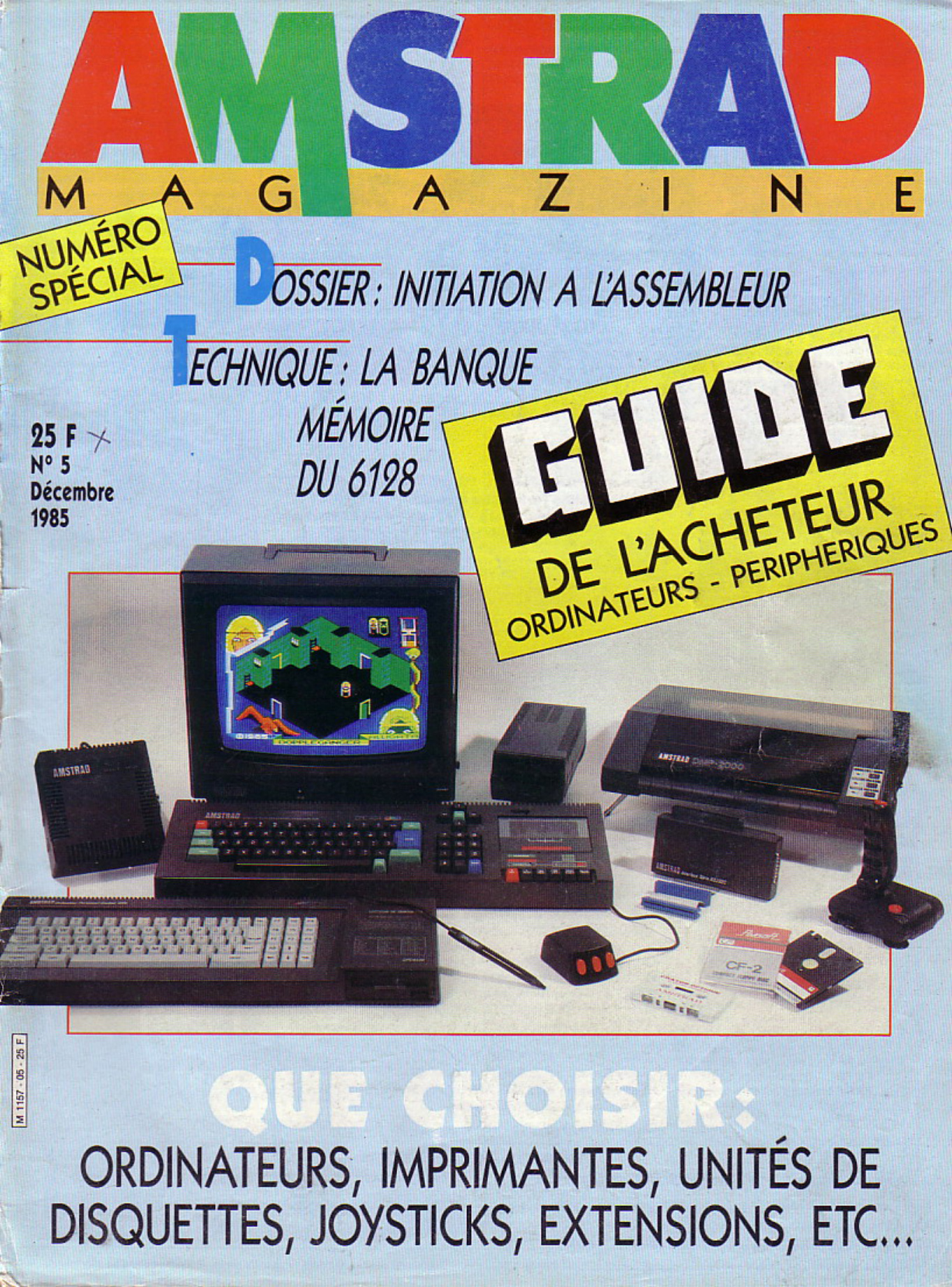 Première page de amstradmagazine numero05