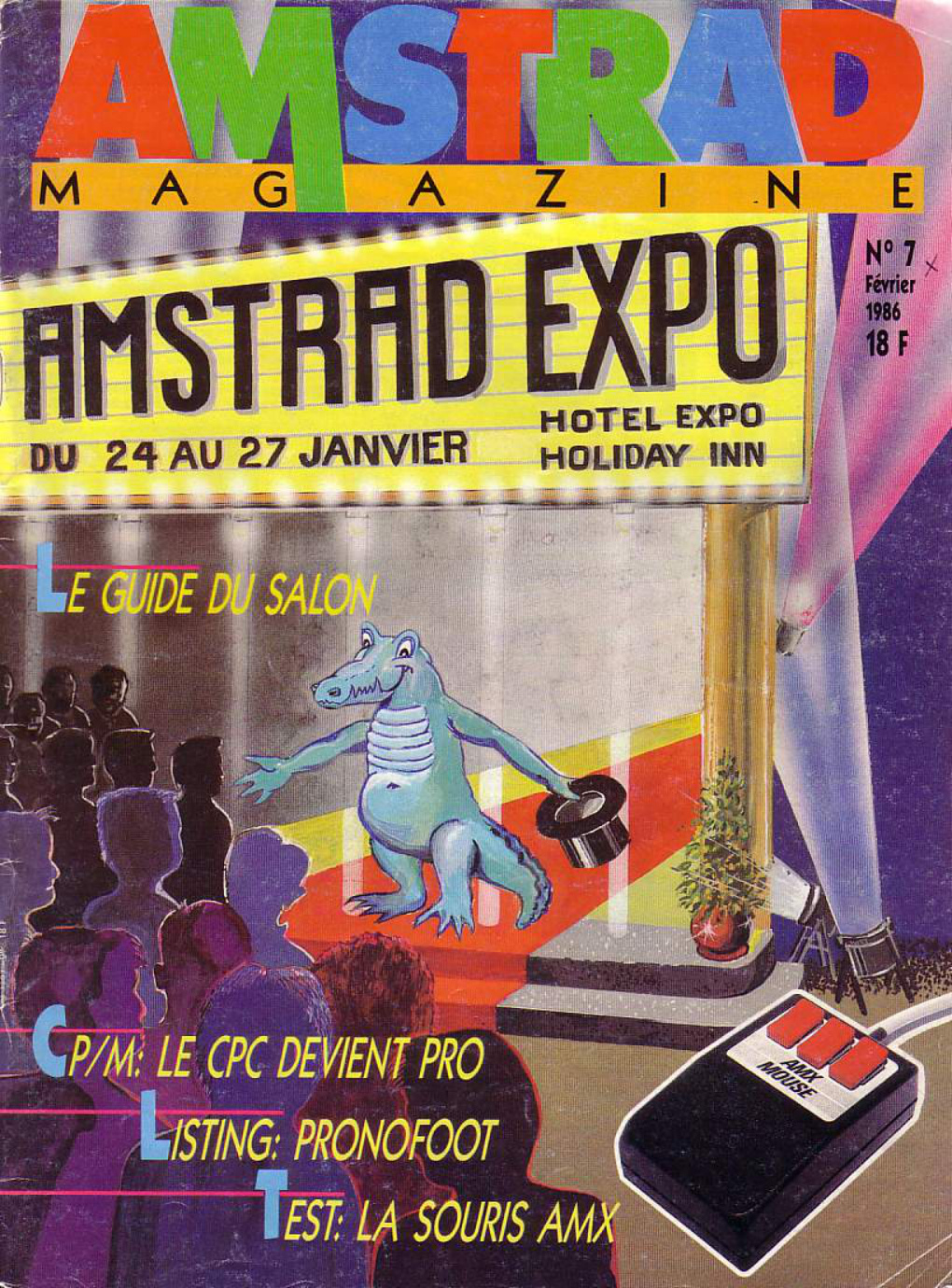 Première page de amstradmagazine numero07