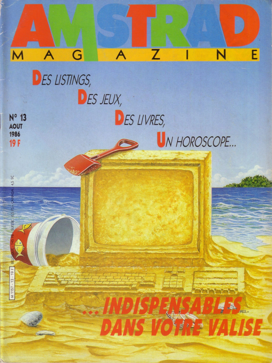 Première page de amstradmagazine numero13