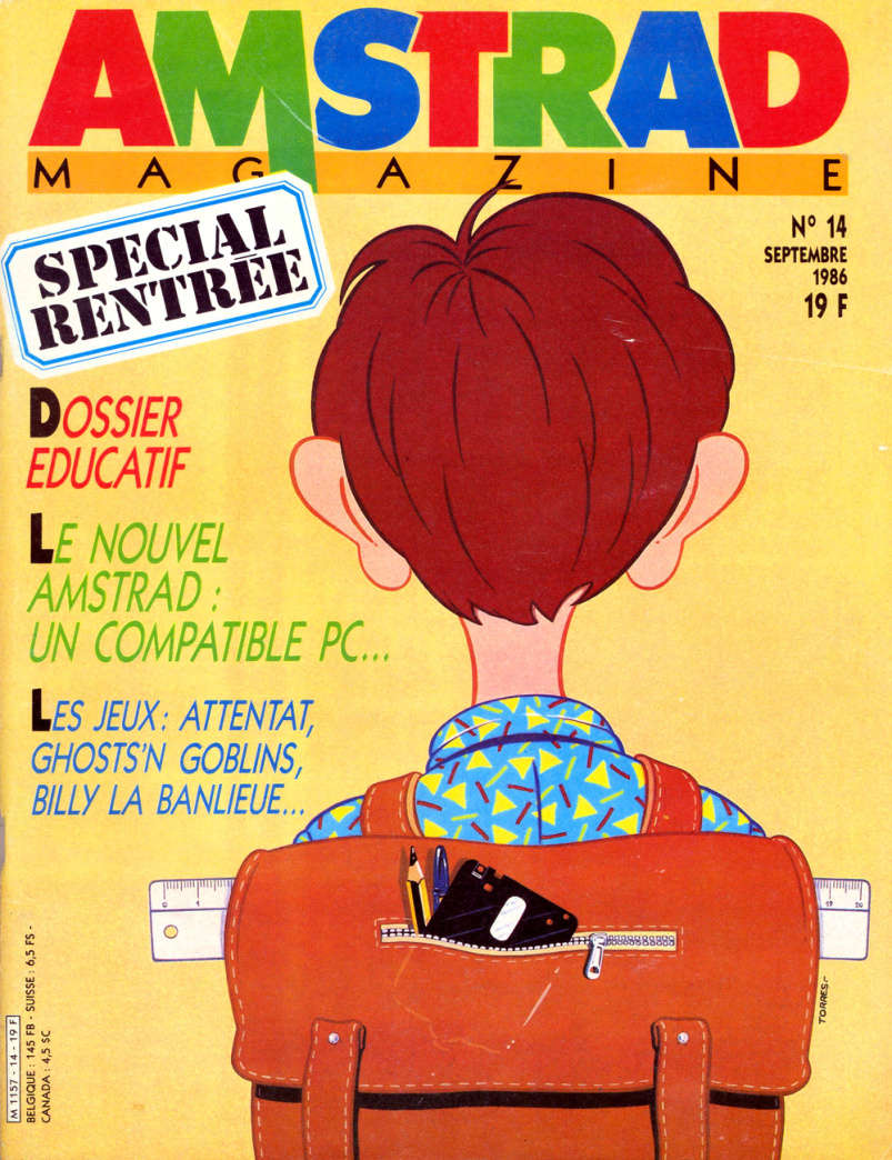Première page de amstradmagazine numero14