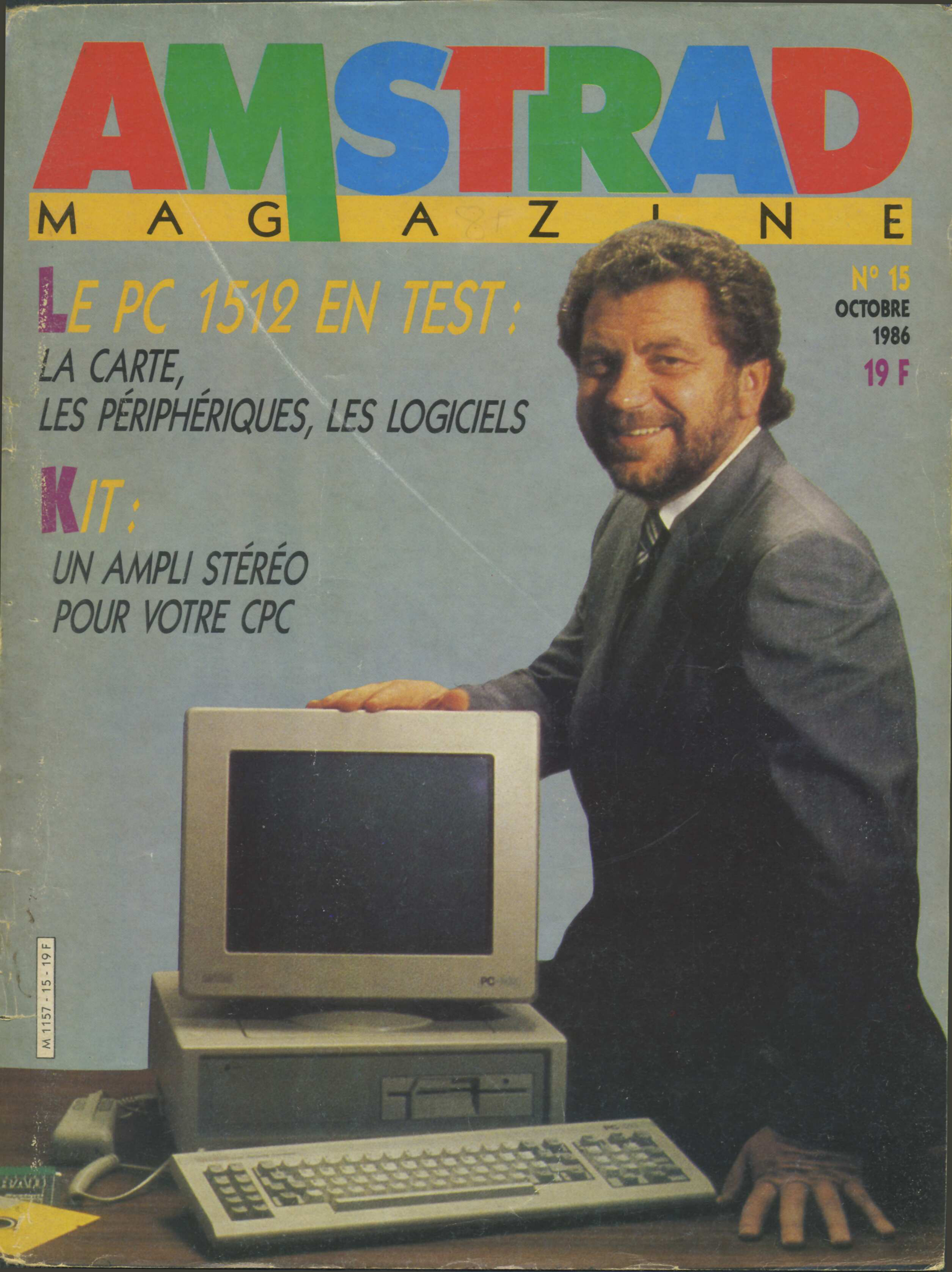 Première page de amstradmagazine numero15