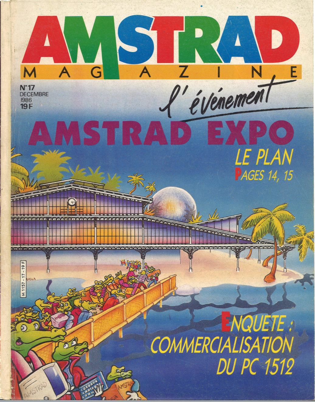 Première page de amstradmagazine numero17
