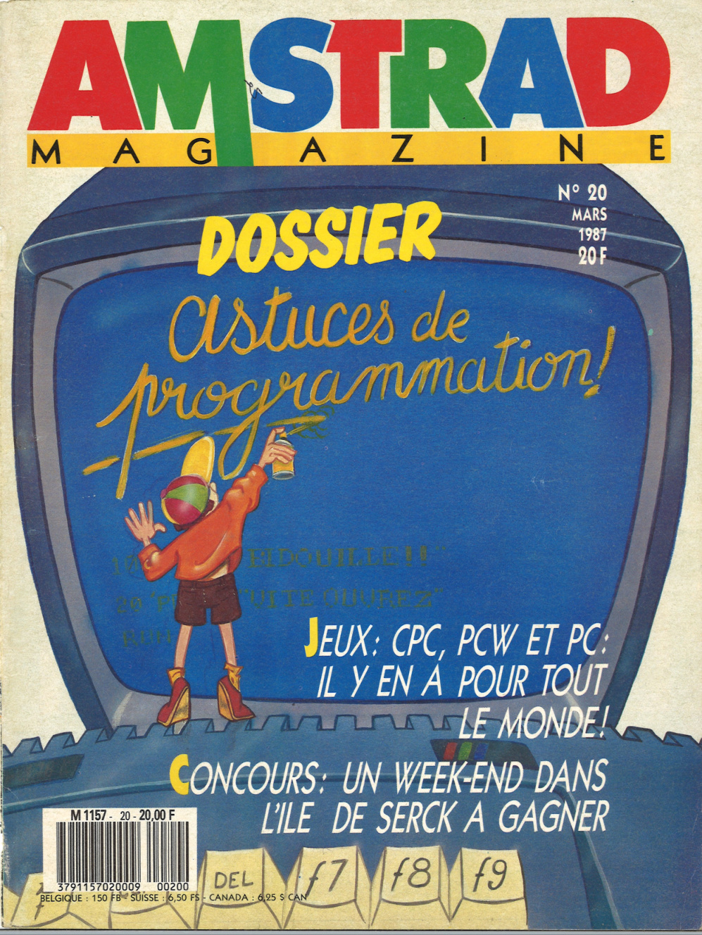 Première page de amstradmagazine numero20