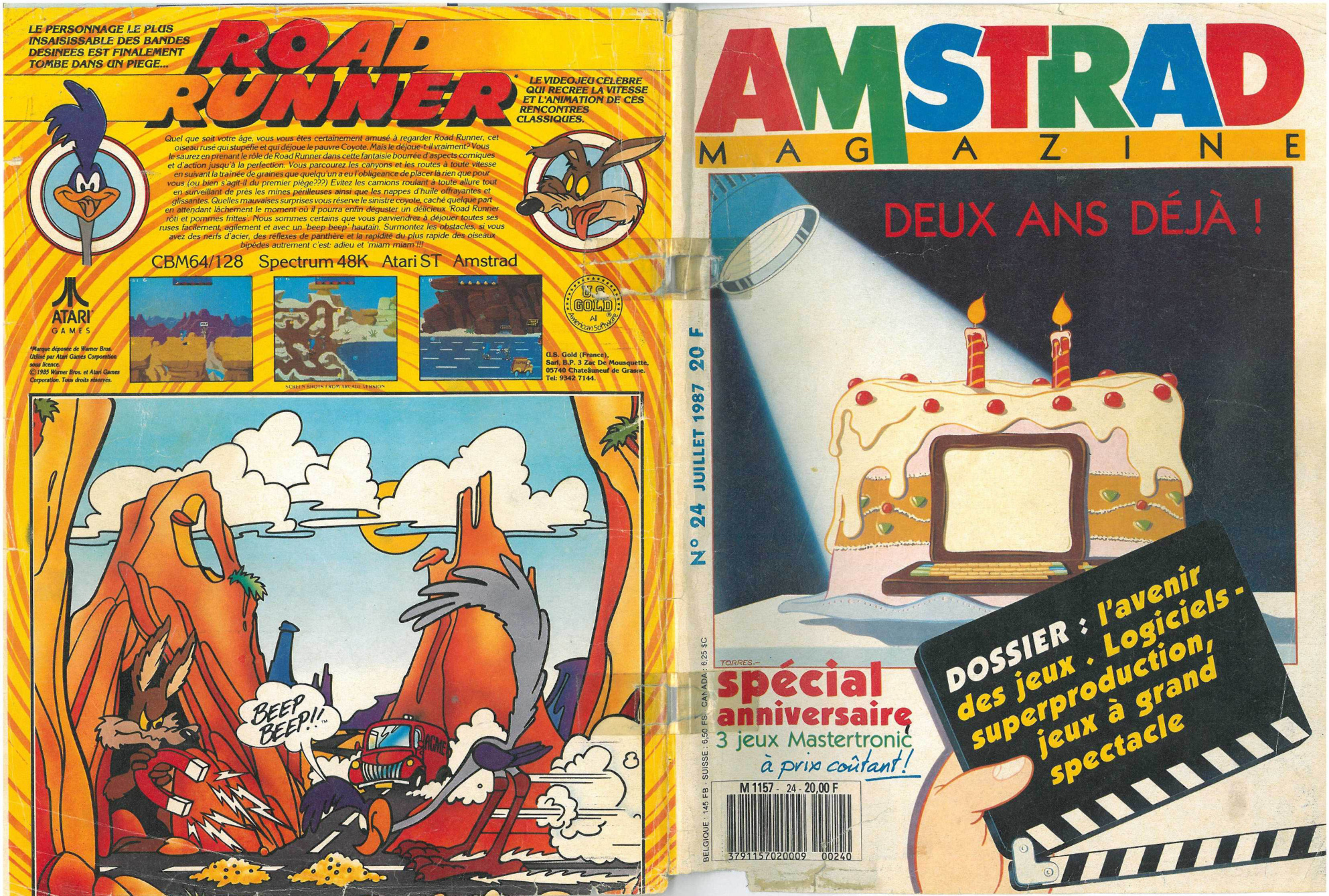 Première page de amstradmagazine numero24