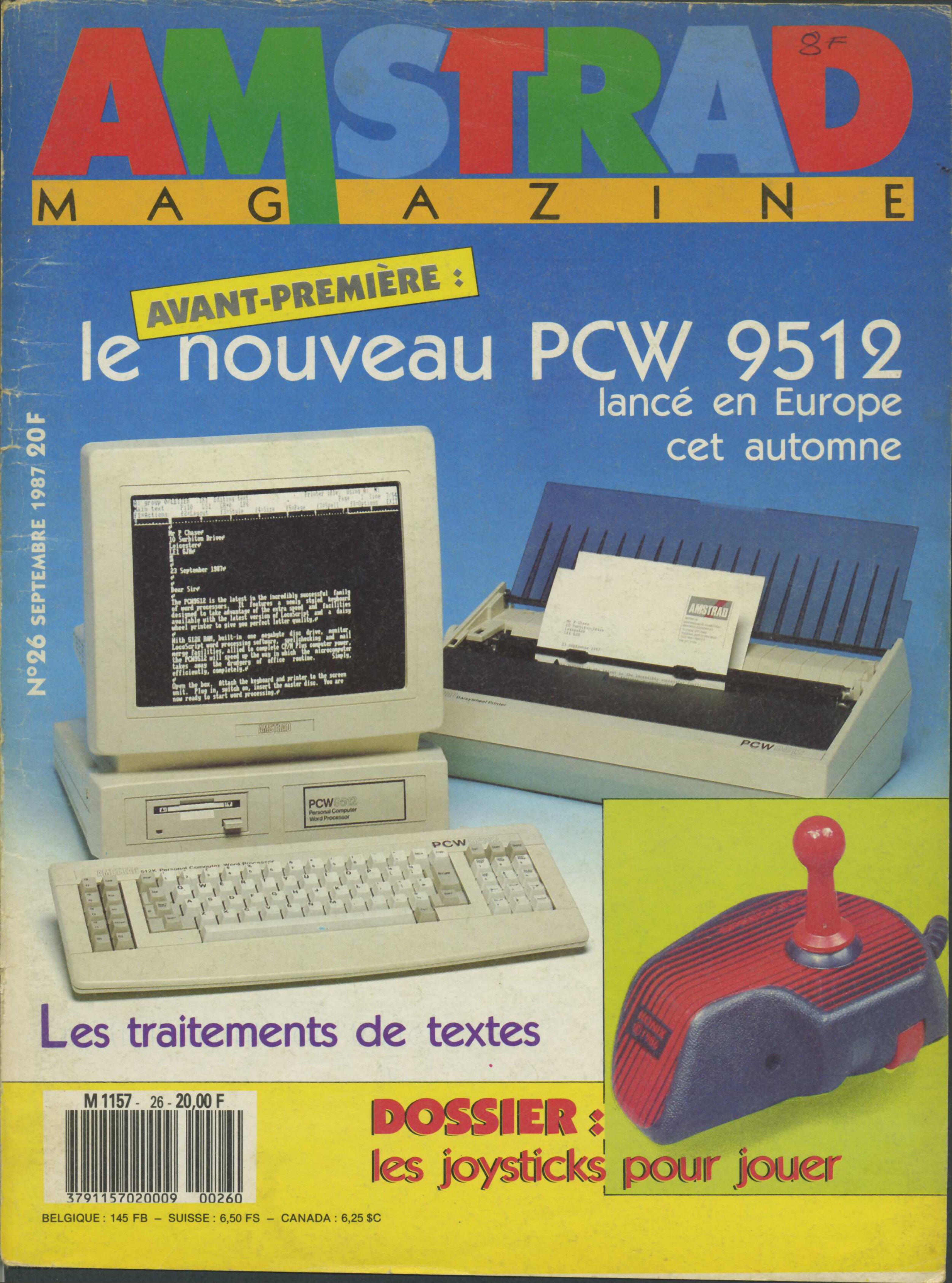 Première page de amstradmagazine numero26