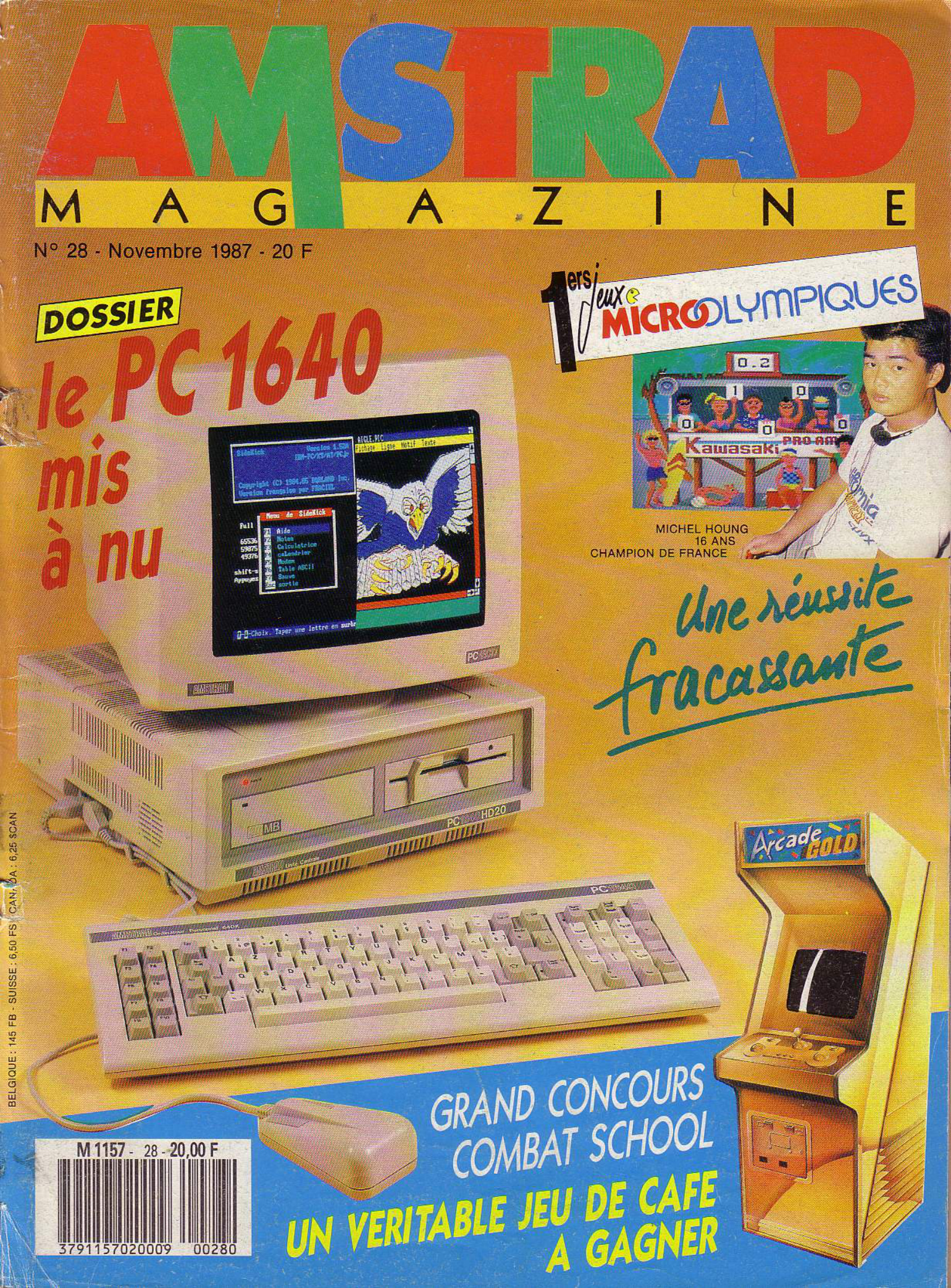 Première page de amstradmagazine numero28