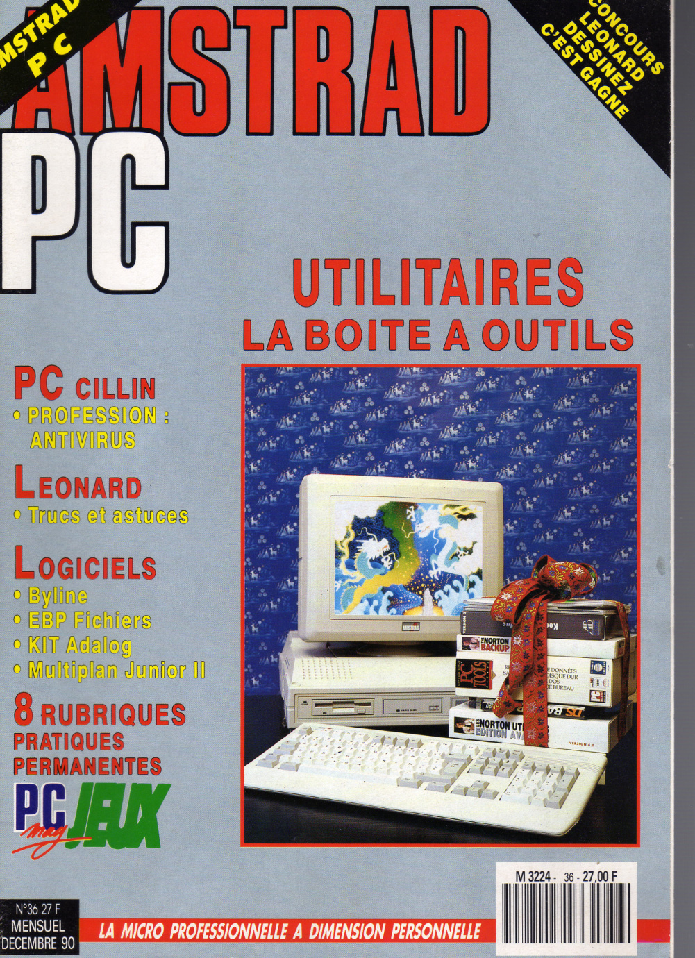 Première page de amstradpcmag numero36