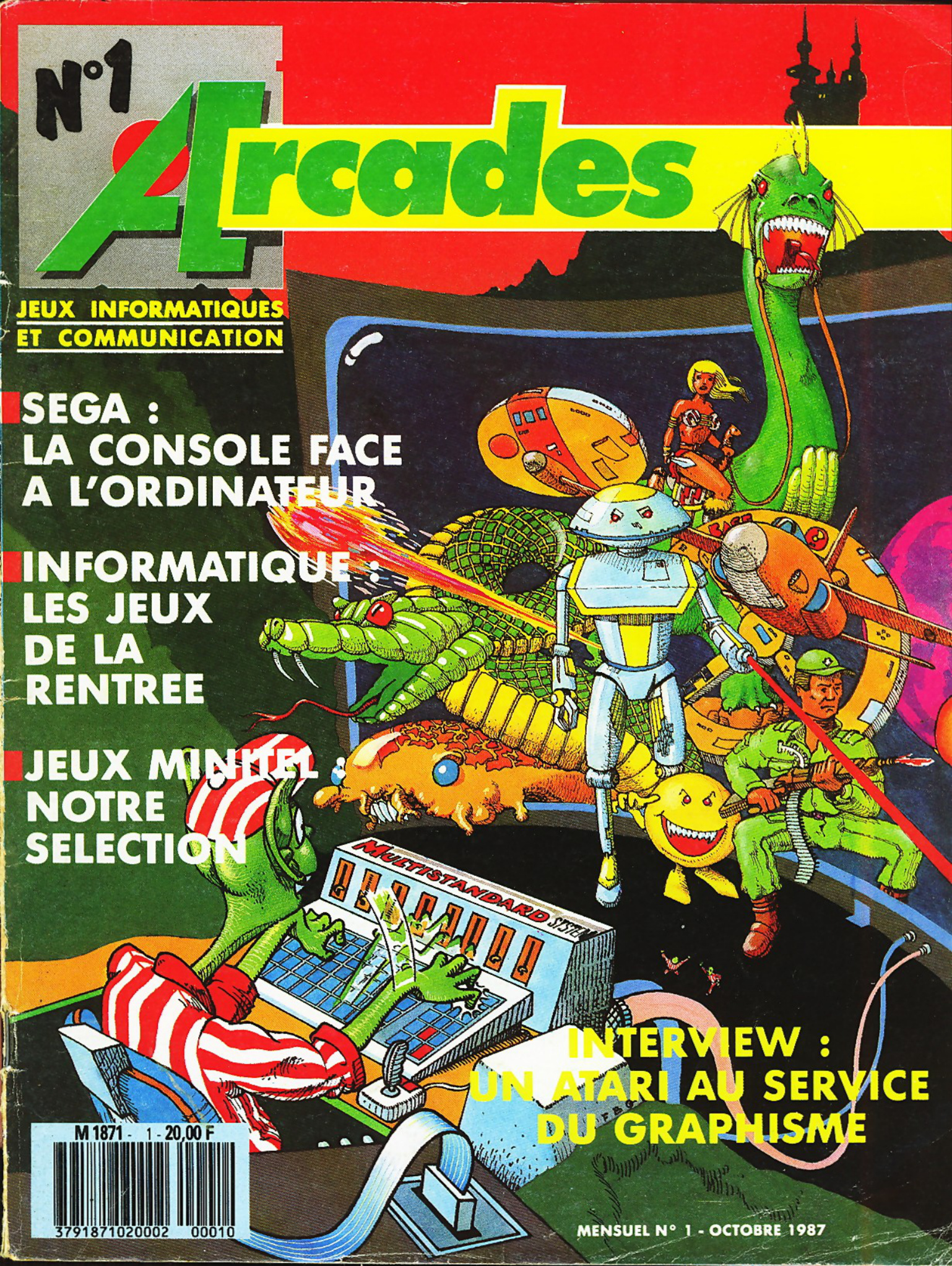 Première page de arcades numero01