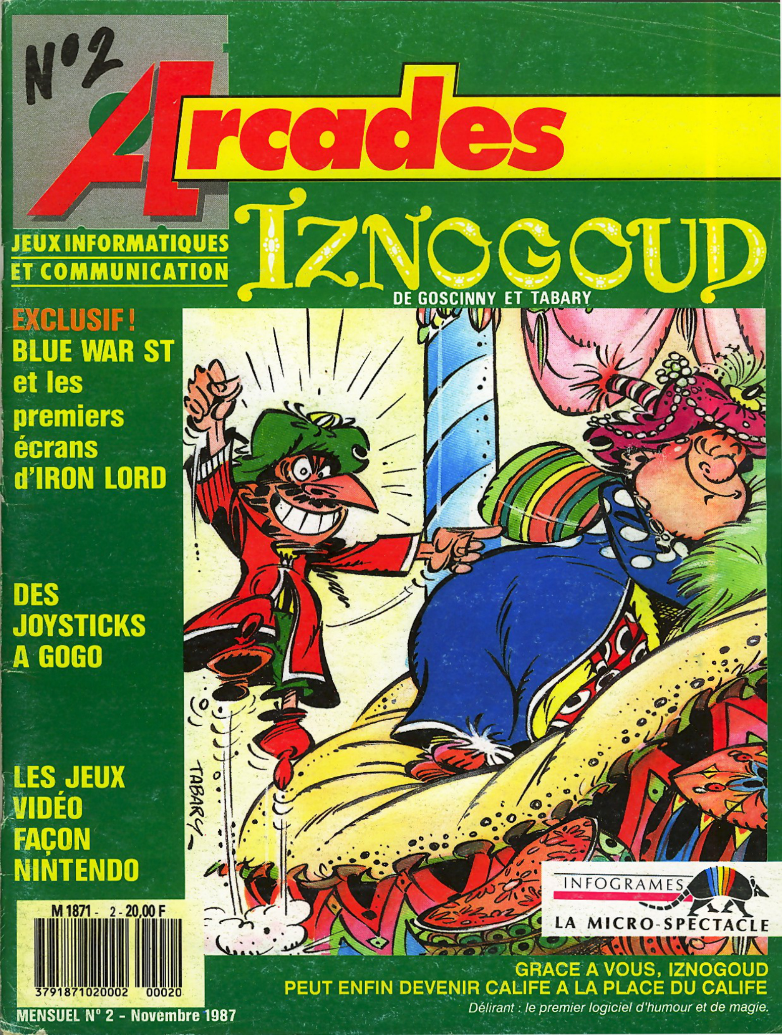 Première page de arcades numero02