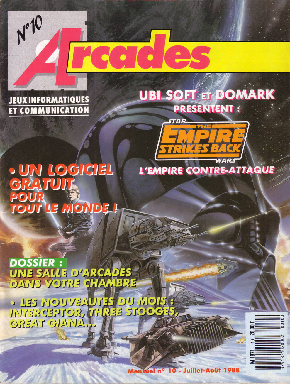 Première page de arcades numero10