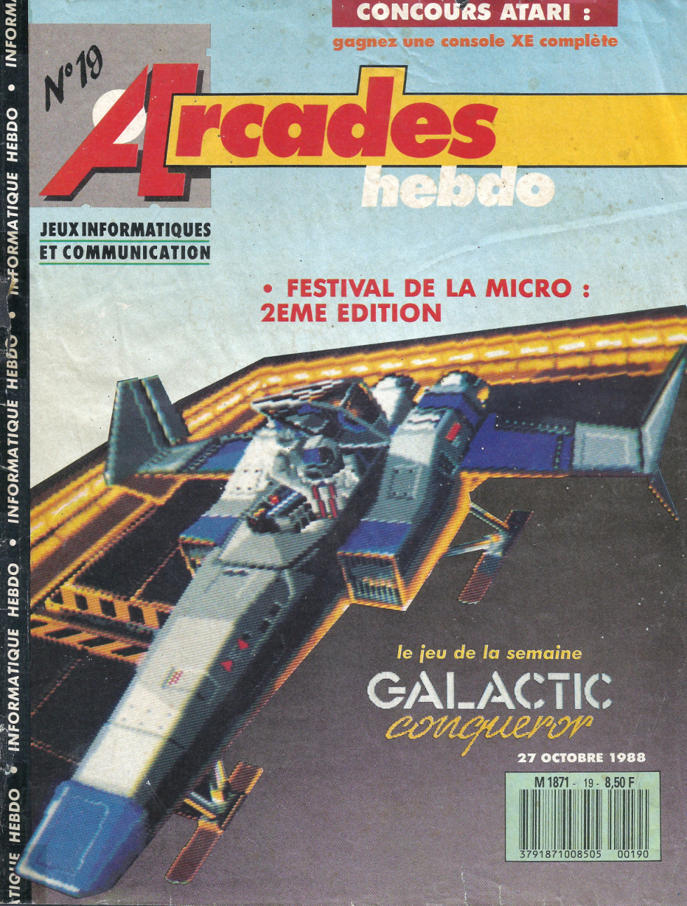 Première page de arcades numero19