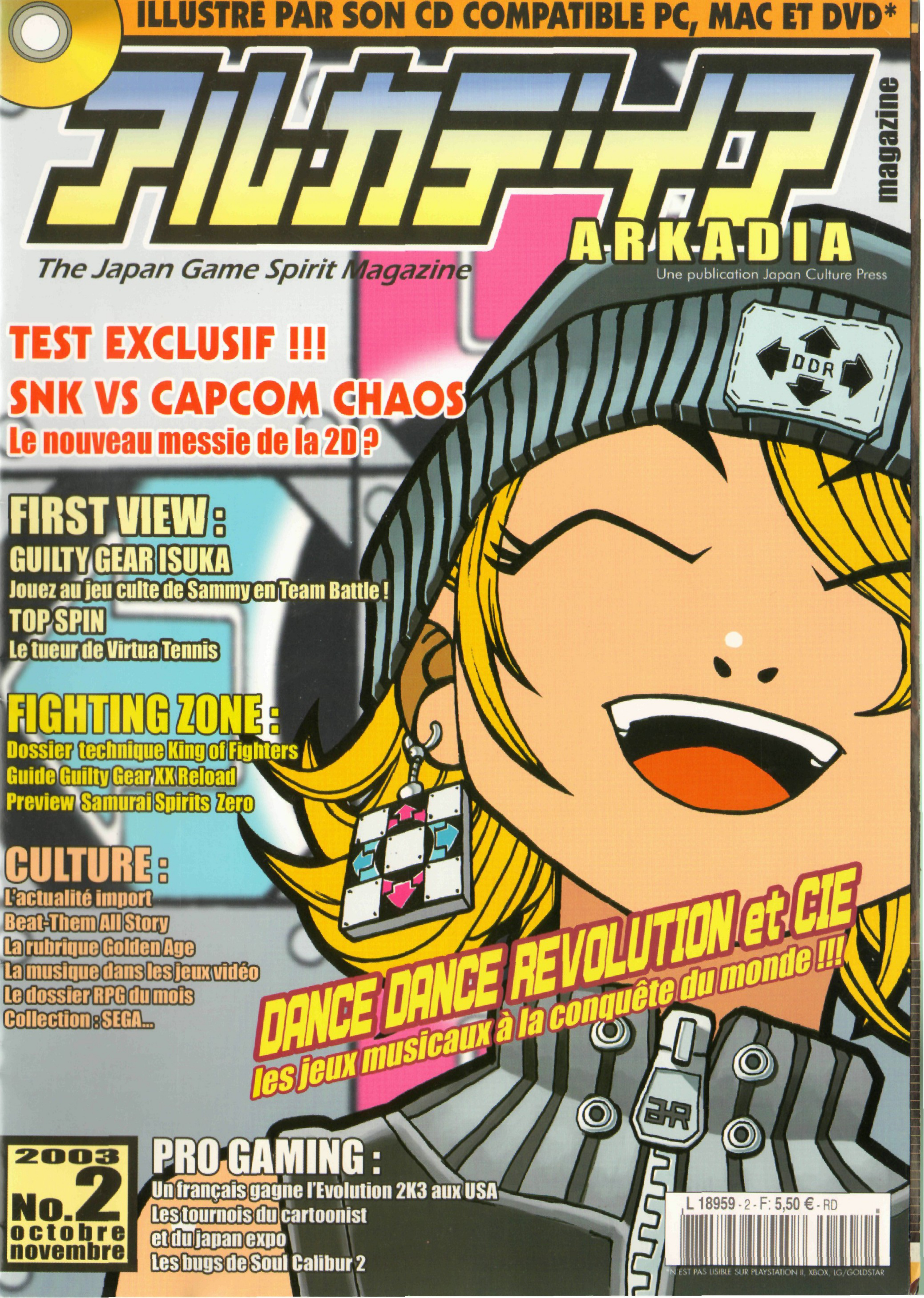 Première page de arkadia numero2
