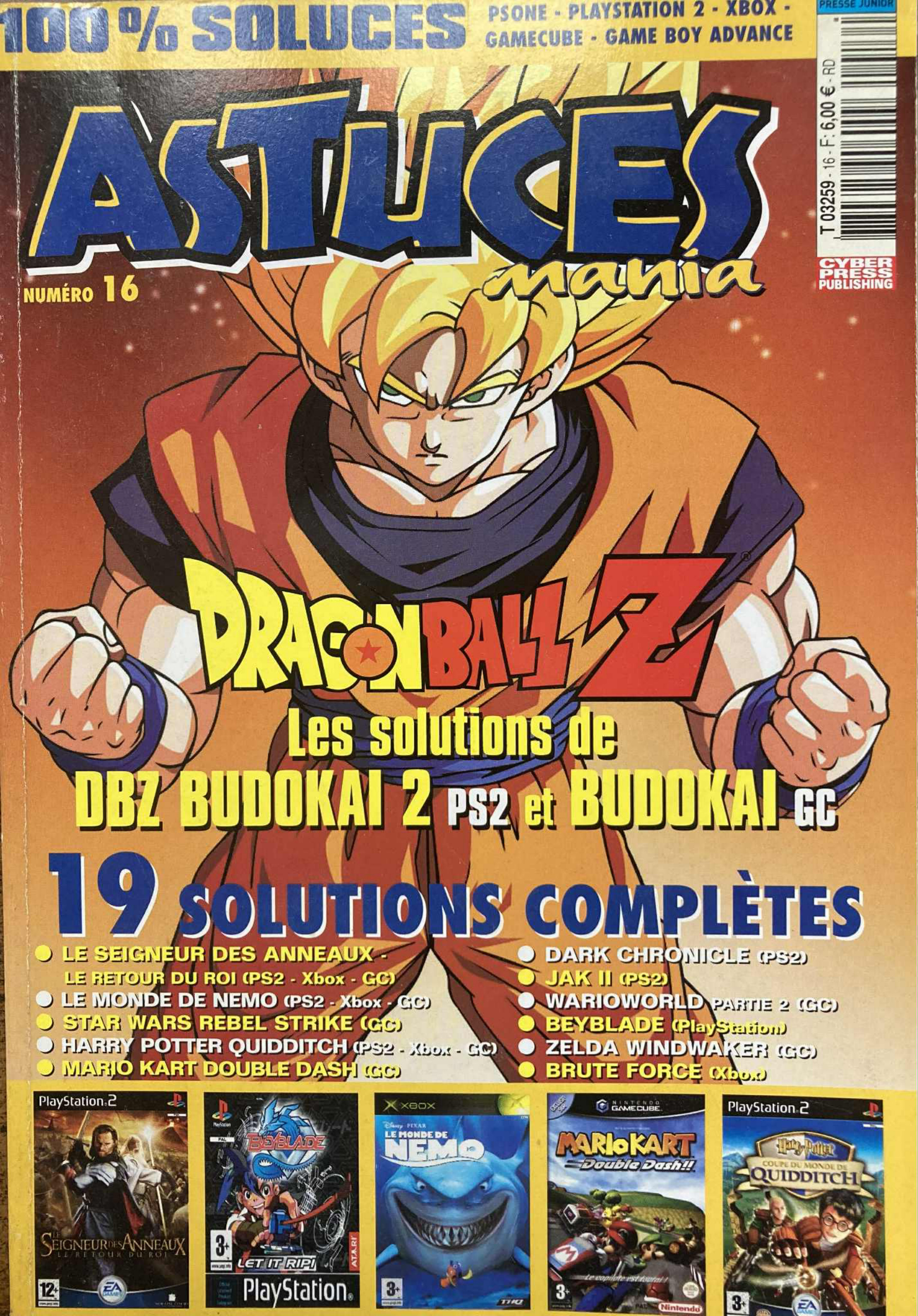 Première page de astucesmania numero16