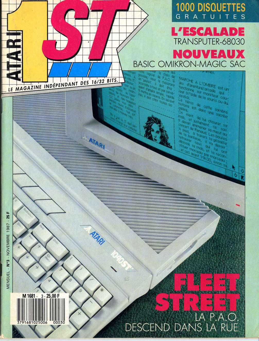 Première page de atari1st numero03