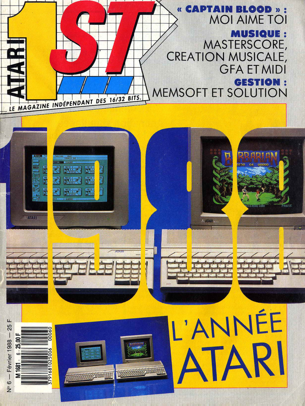 Première page de atari1st numero06