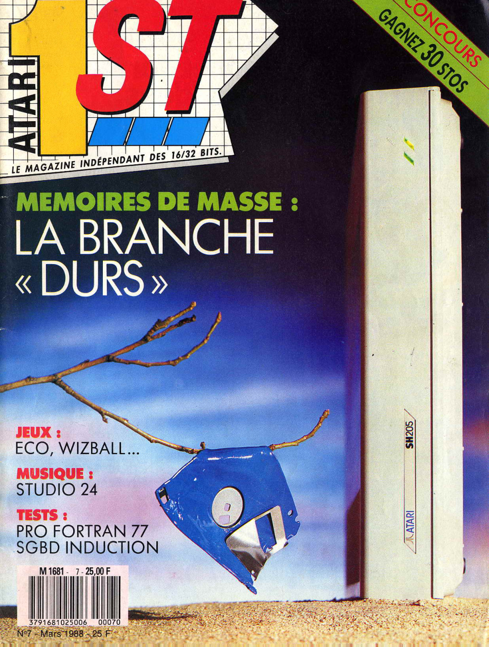Première page de atari1st numero07