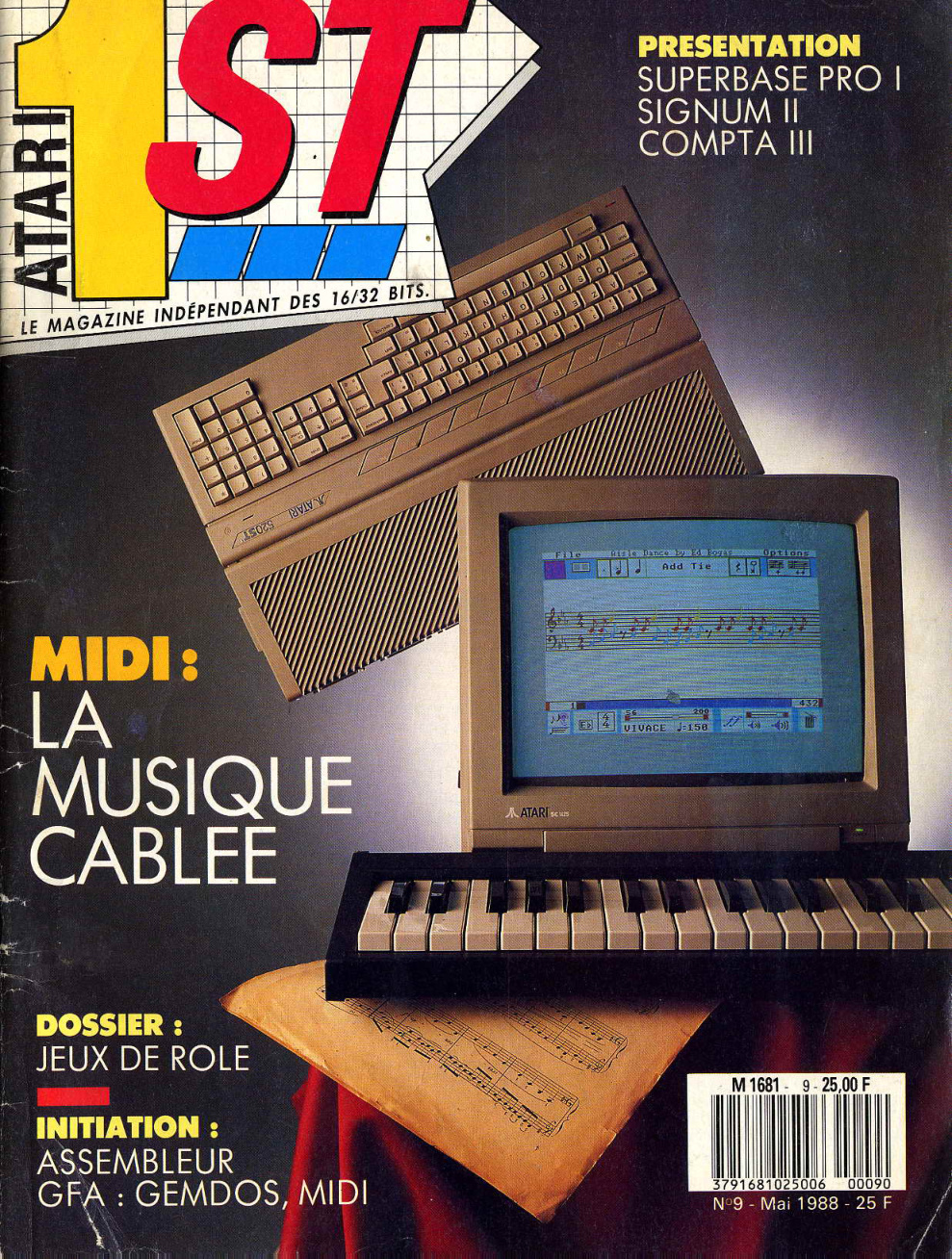 Première page de atari1st numero09
