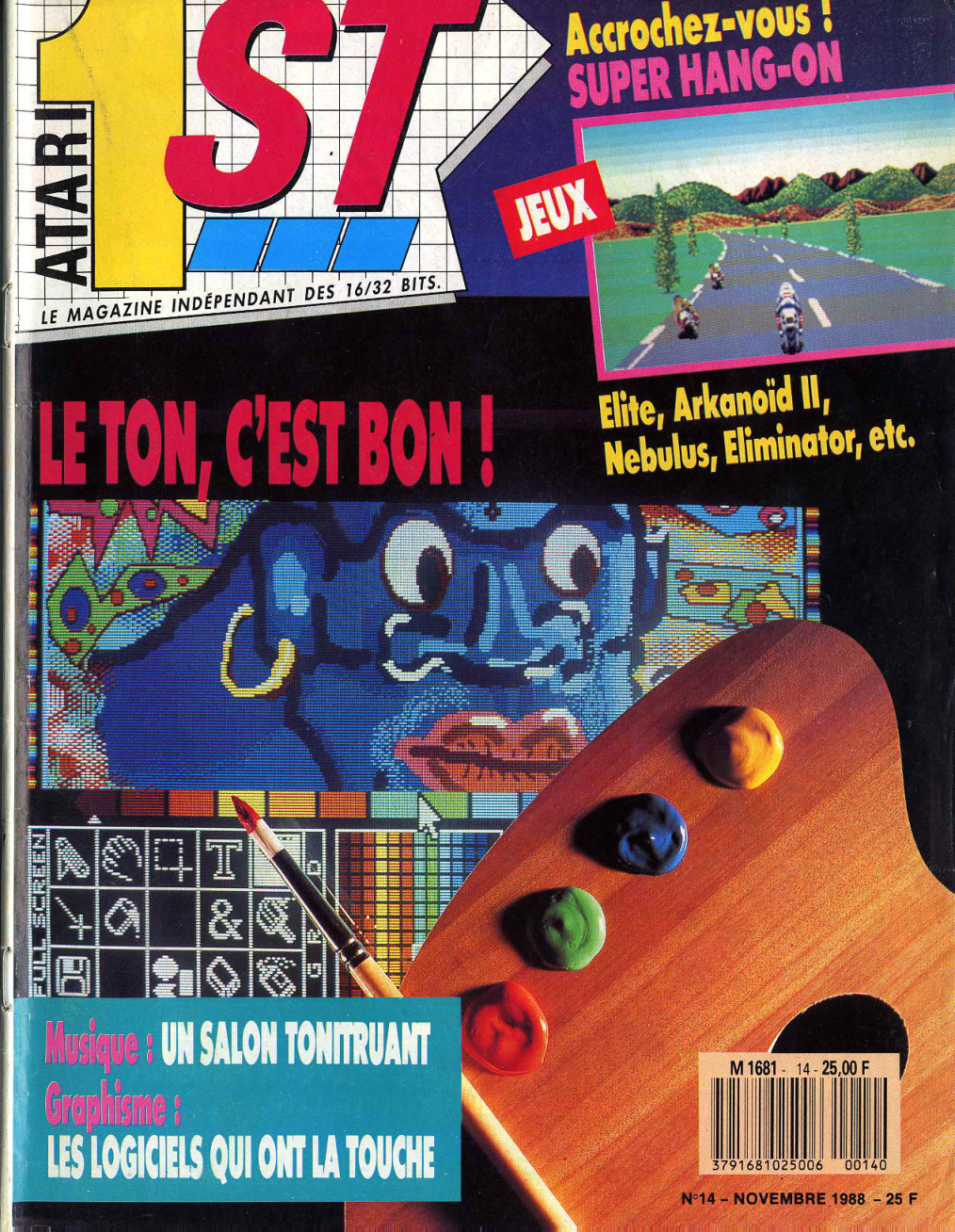 Première page de atari1st numero14