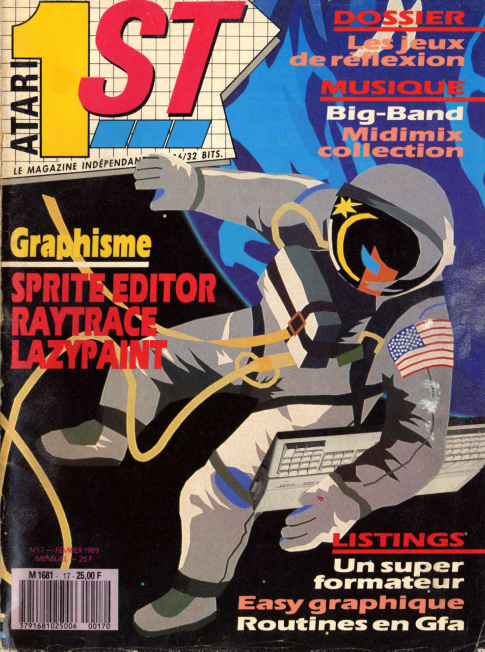 Première page de atari1st numero17