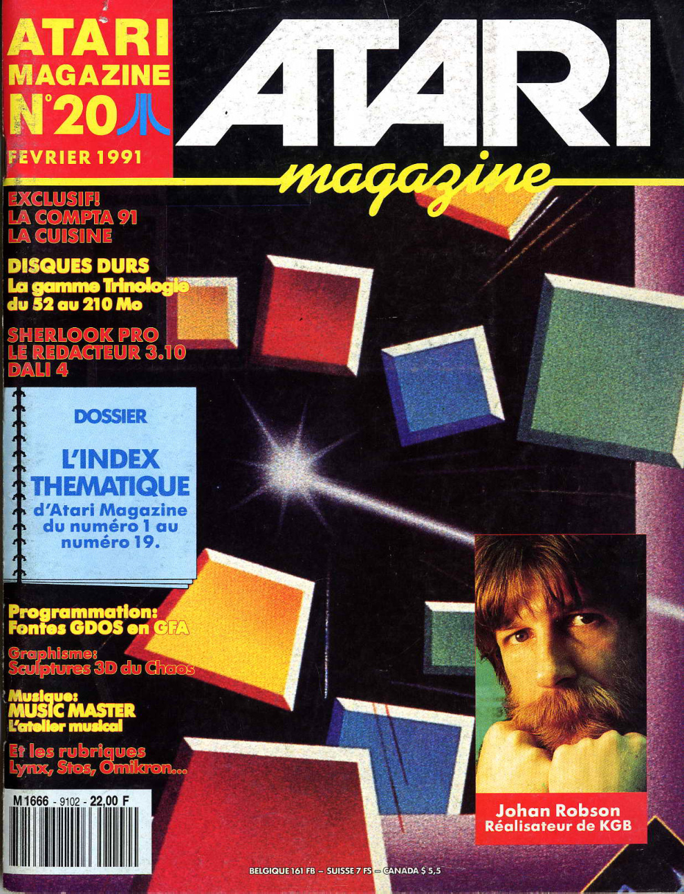 Première page de atarimagazine numero20