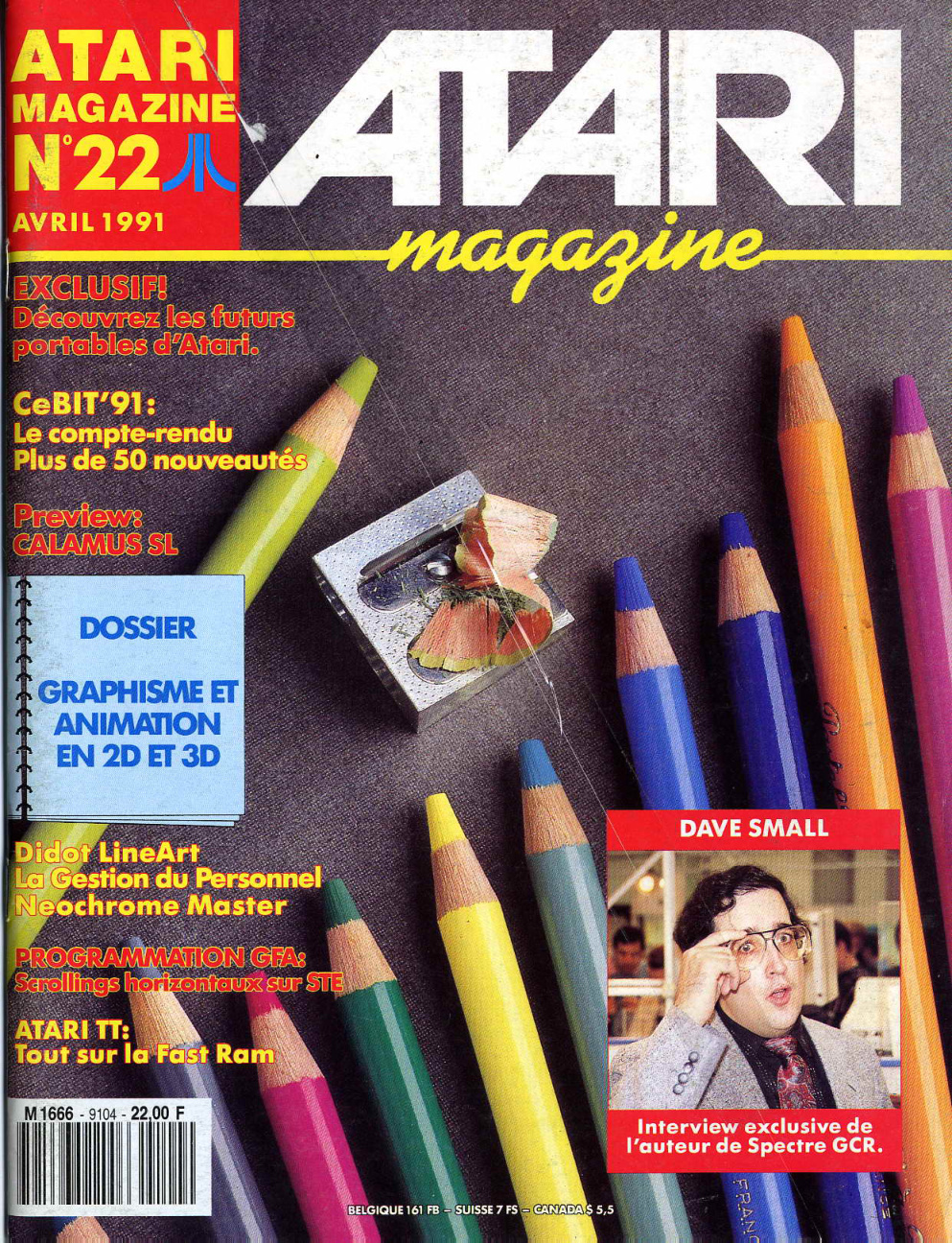 Première page de atarimagazine numero22