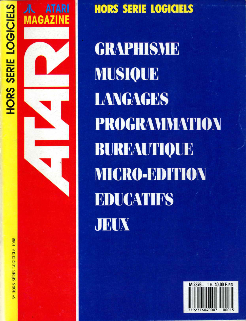 Première page de atarimagazine numerohs01