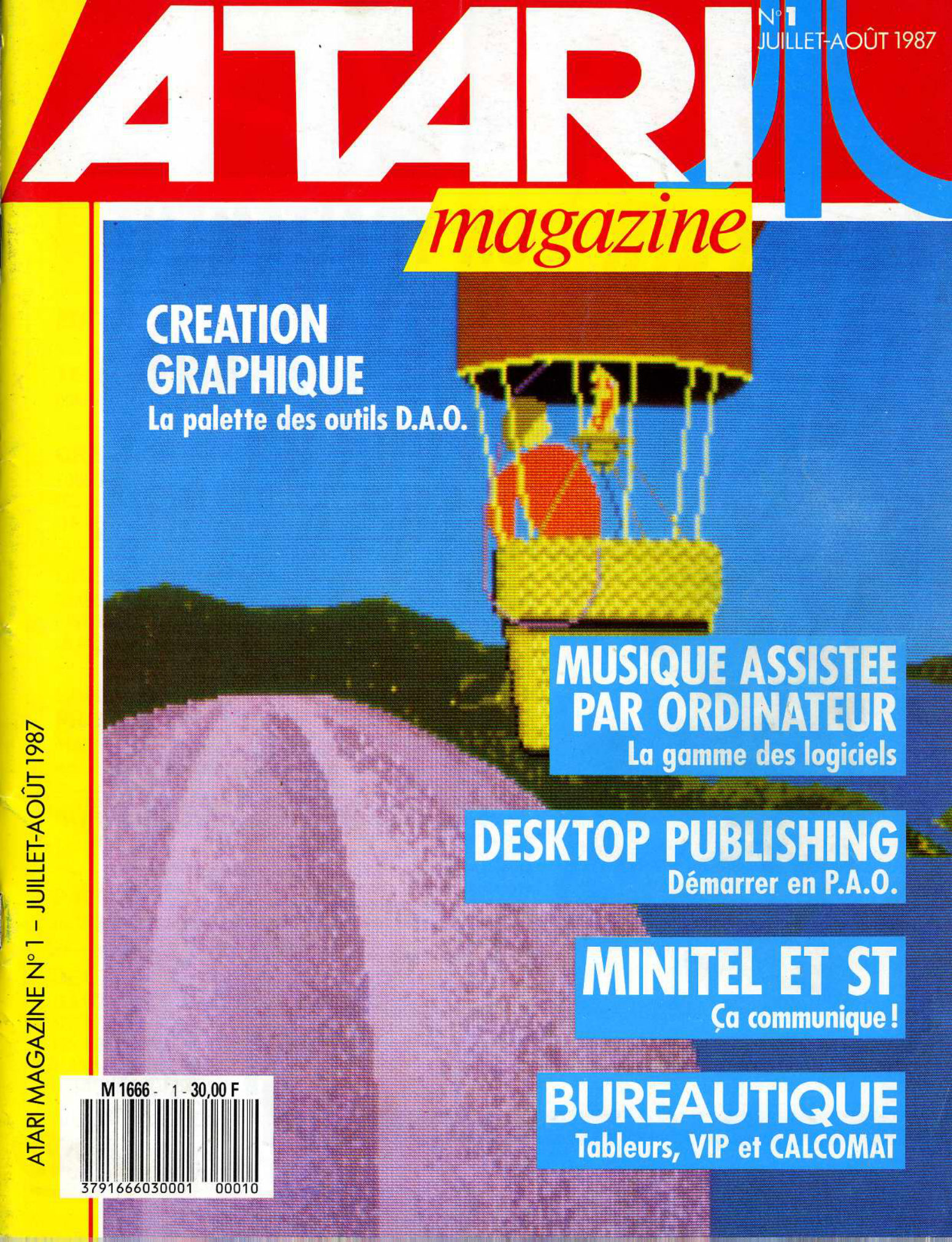 Première page de atarimagazinepv numero01