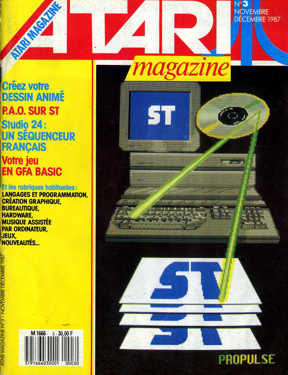 Première page de atarimagazinepv numero03