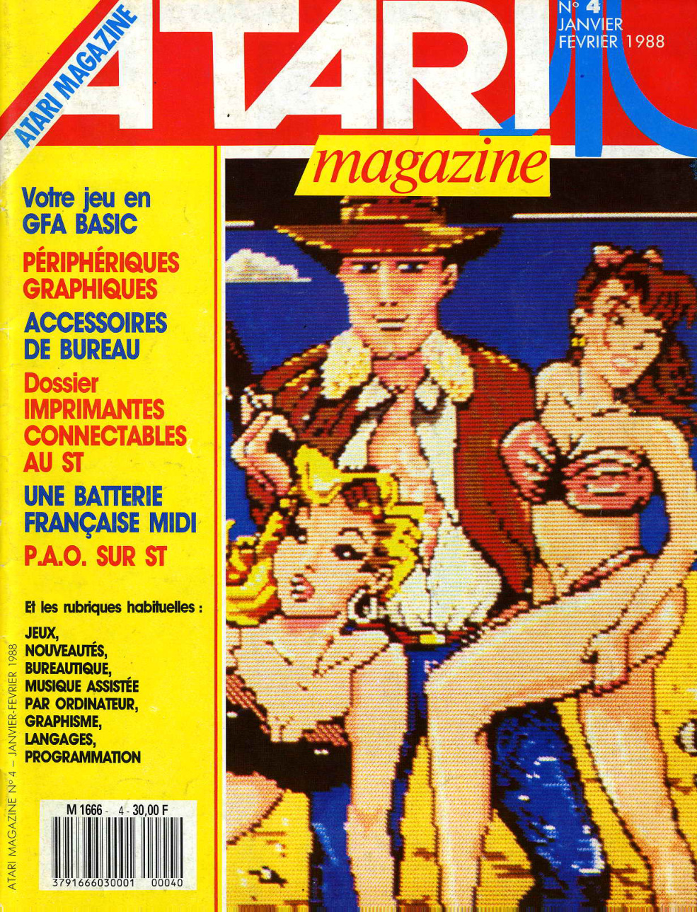 Première page de atarimagazinepv numero04